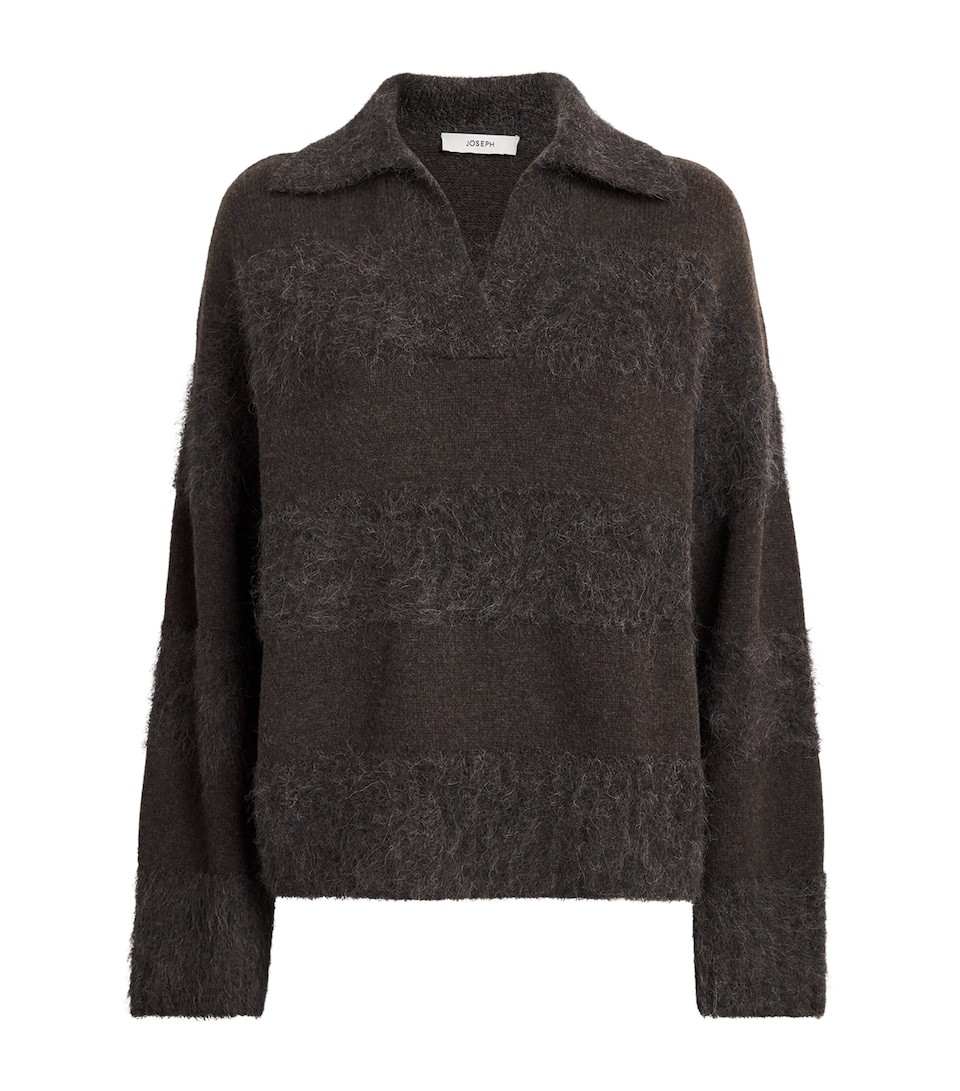 Brushed Stripe Take Sweater