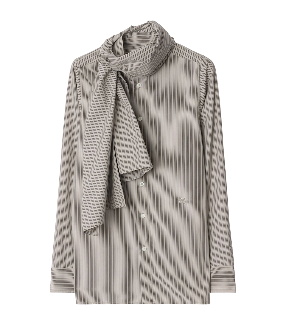 Cotton Scarf Shirt