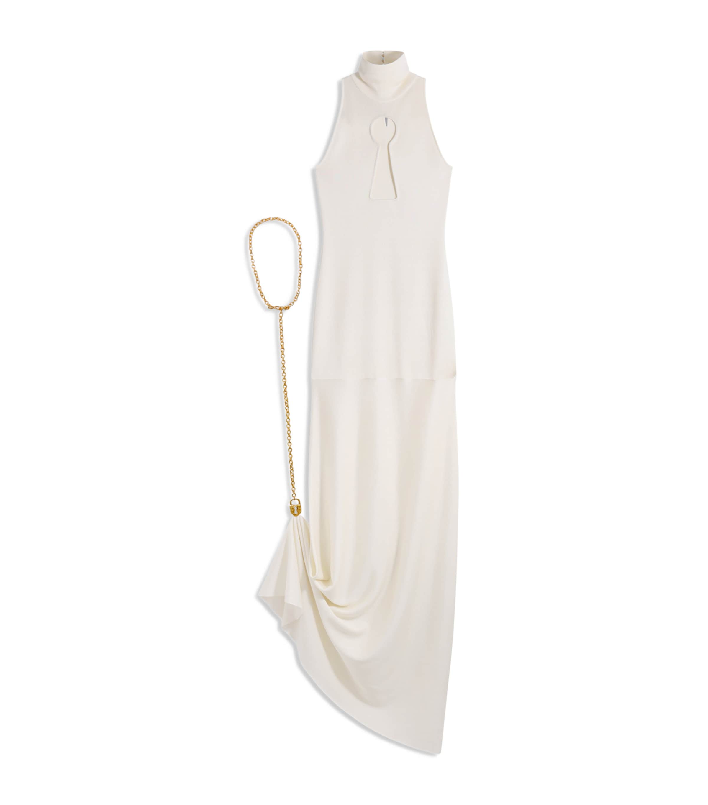 Keyhole Padlock and Chain Gown