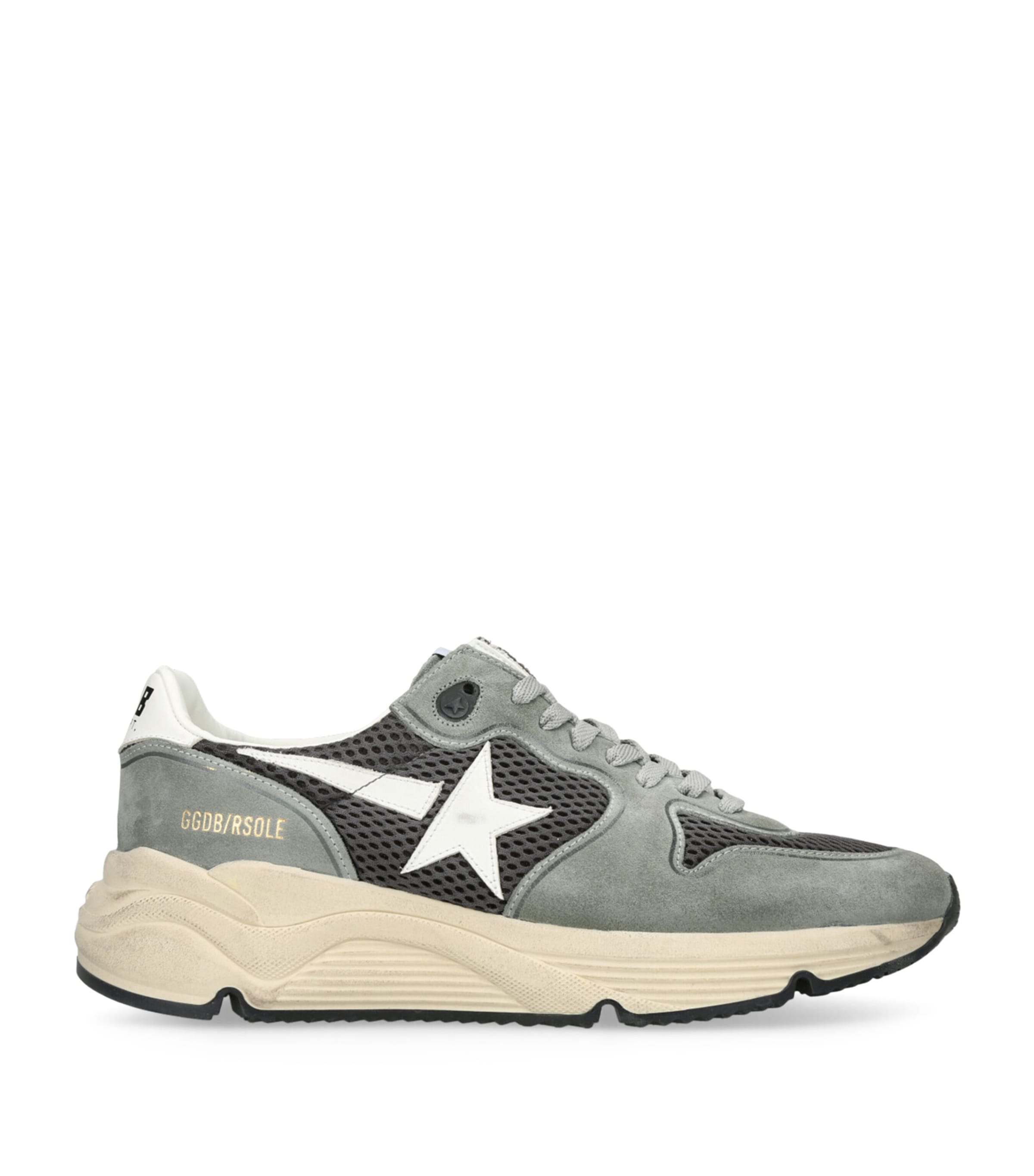 Golden Goose Multi Leather Running Sole Sneakers | Harrods UK