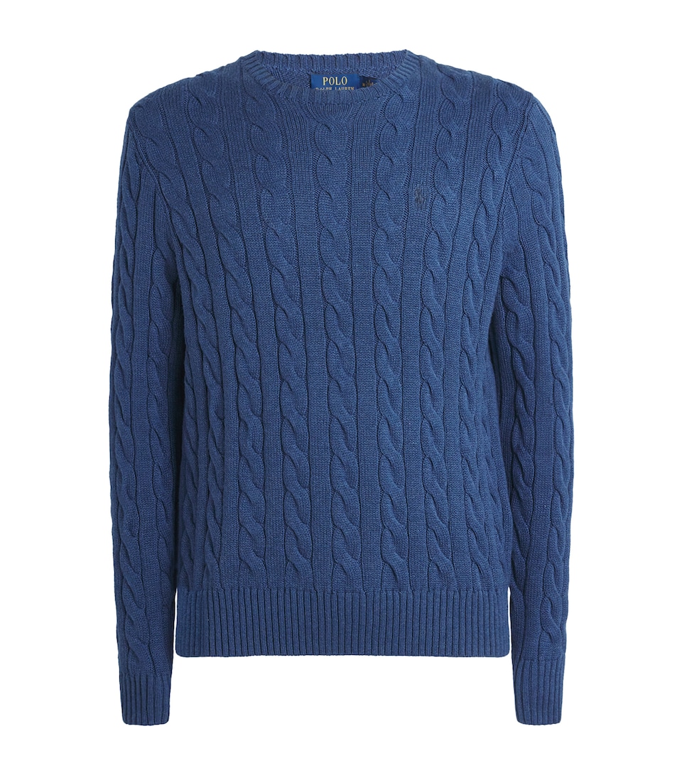 Cotton Cable-Knit Sweater