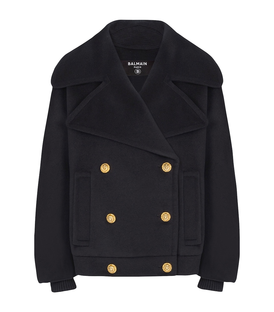 Wool-Cashmere Pea Coat