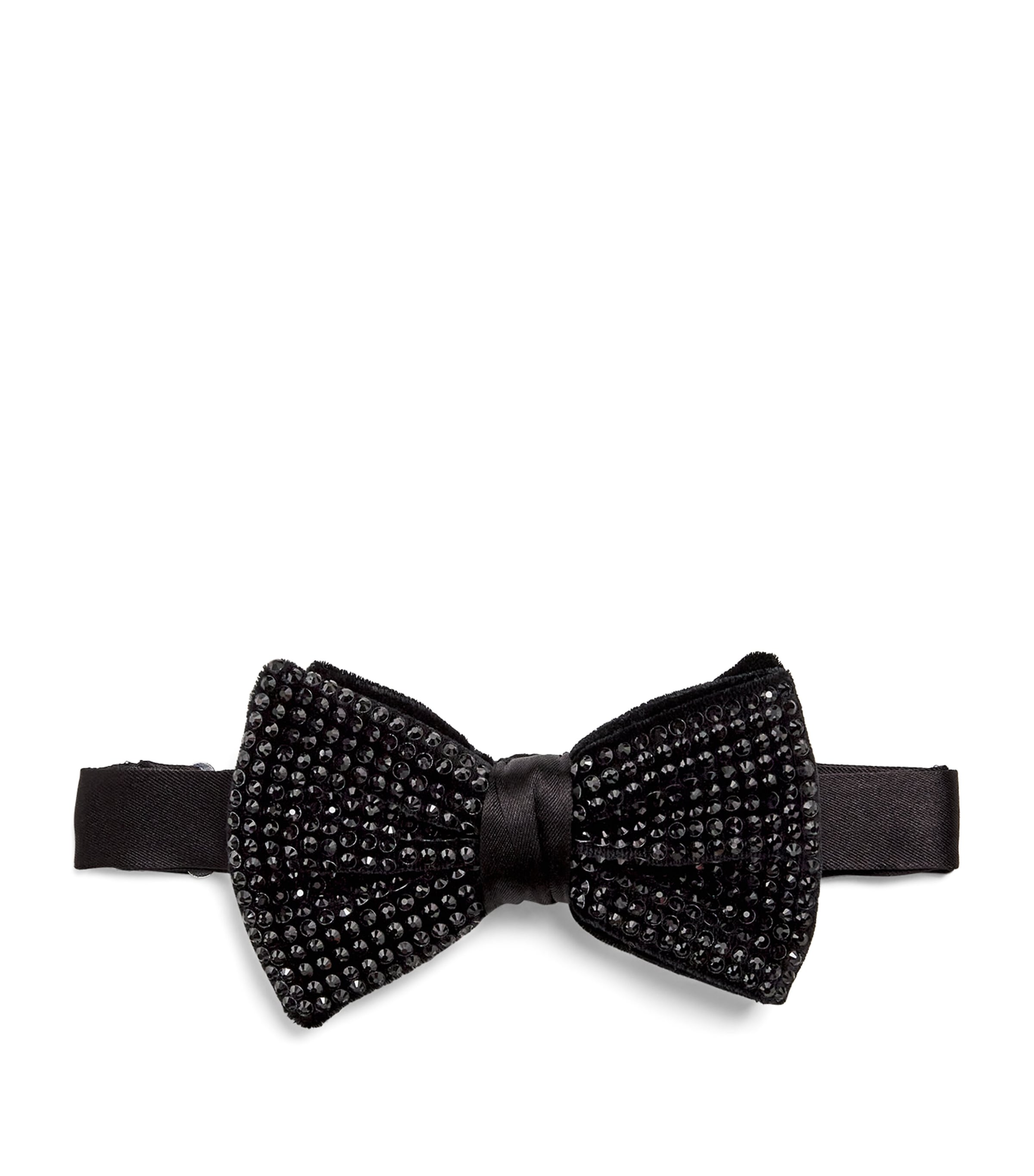 Silk Pre-Tied Embellished Bowtie