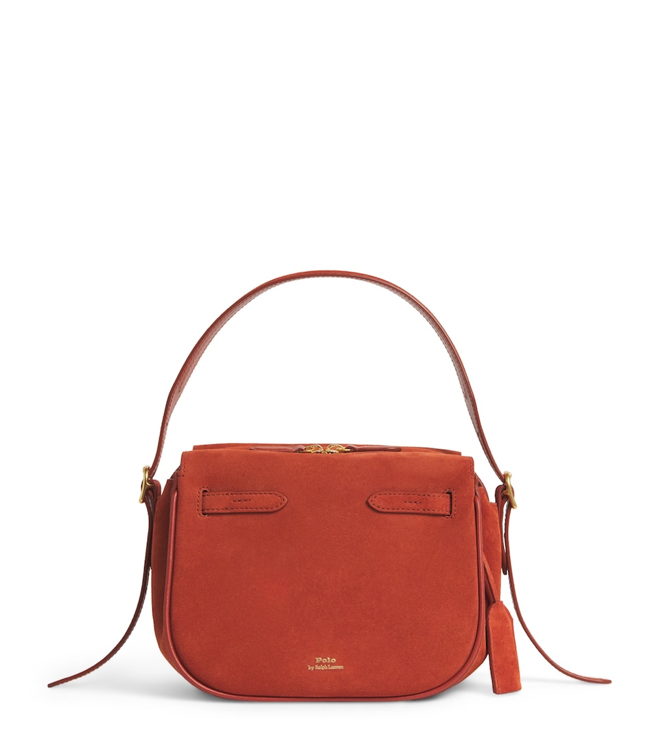 Small Suede ID Shoulder Bag