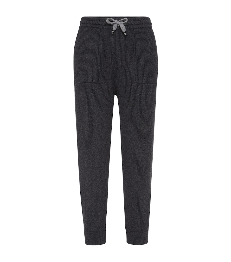 Cashmere Ribbed Sweatpants