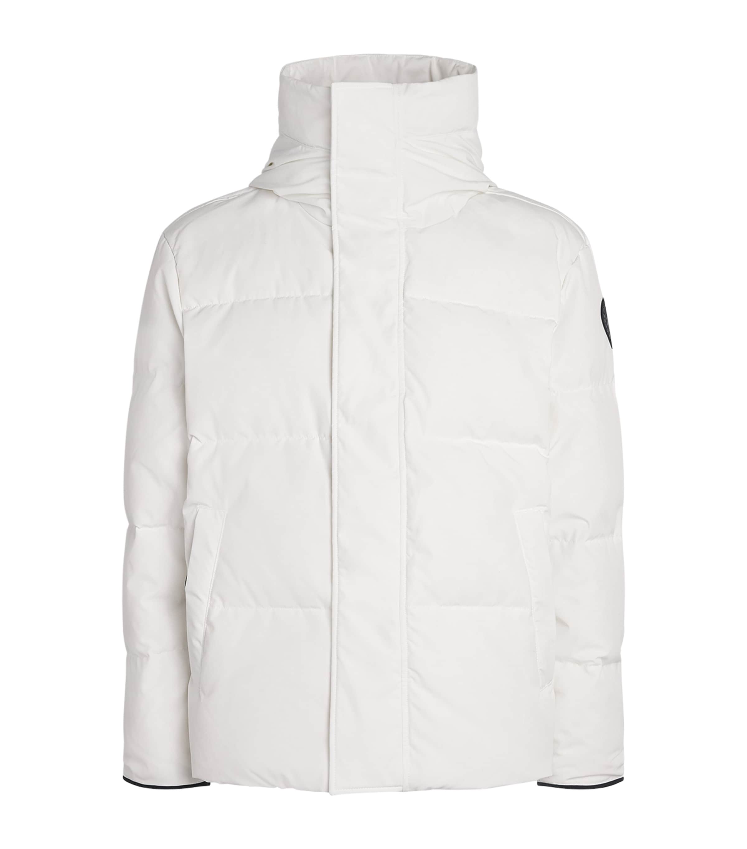 Canada Goose Mens Down Water-Repellent Seymour Parka Optic White