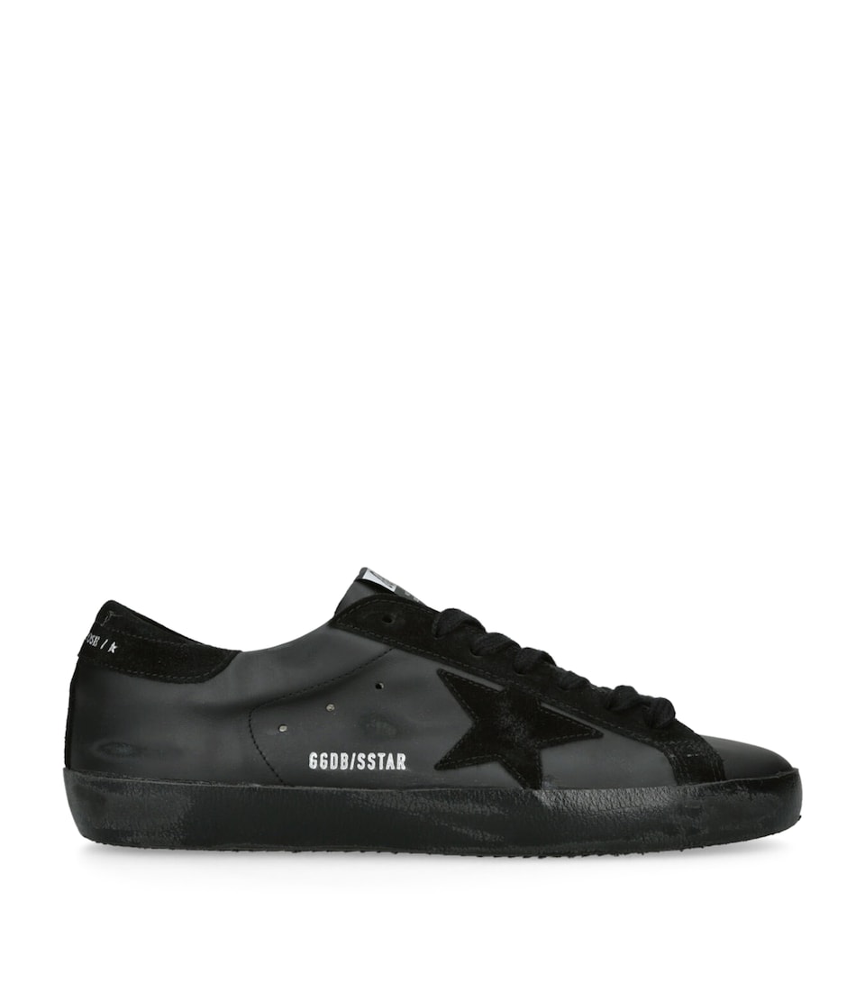 Leather-Suede Super-Star Sneakers