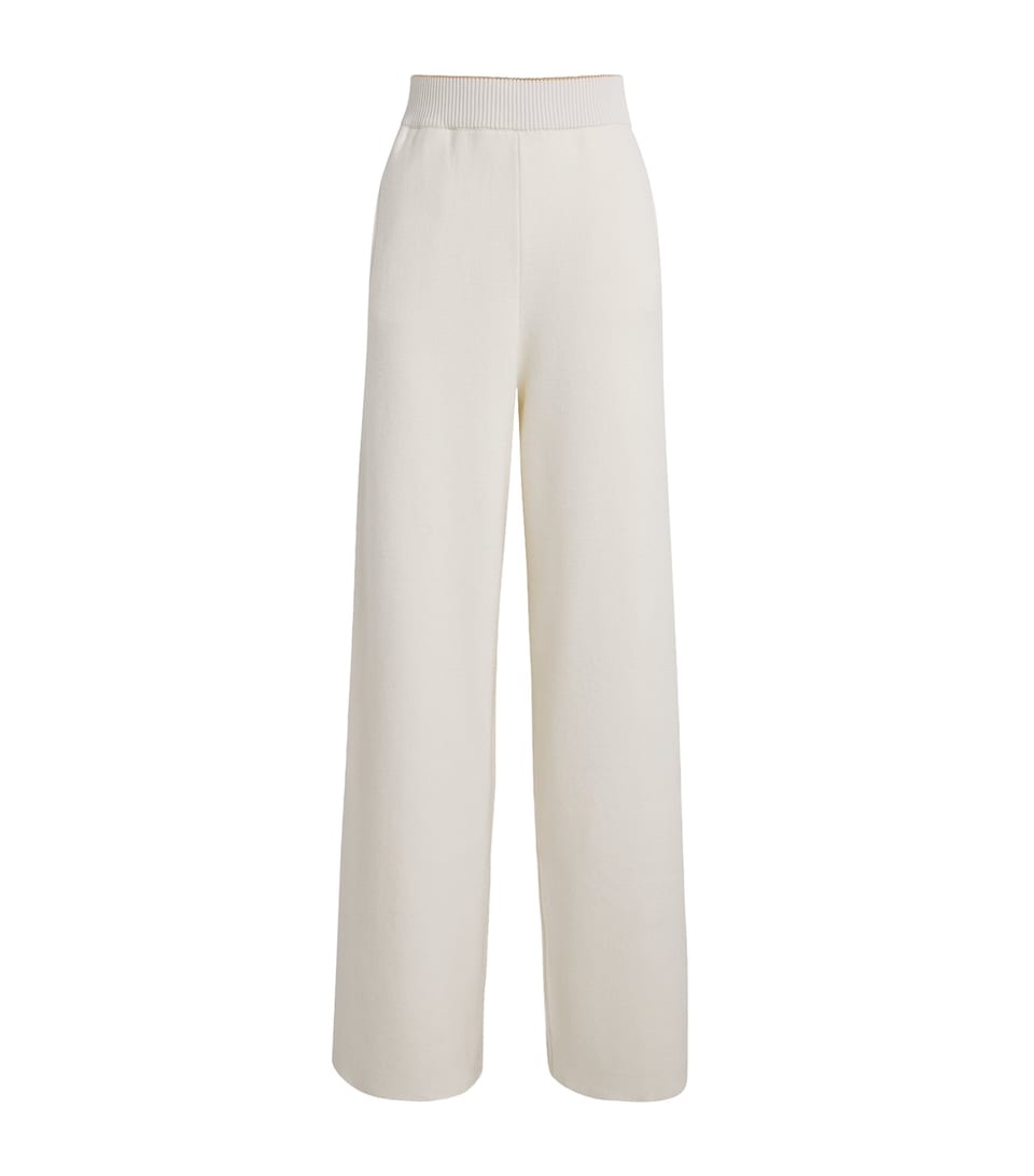 Straight Leg Knit Trousers