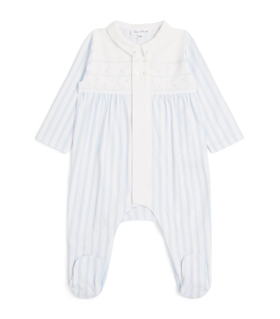 Cotton Stripe All-In-One (0-24 Months)