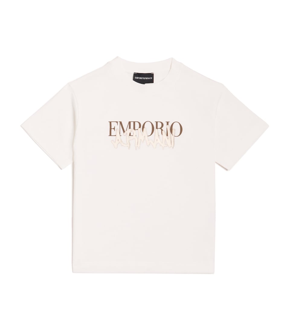 Cotton Logo Print T-Shirt (4-16 Years)