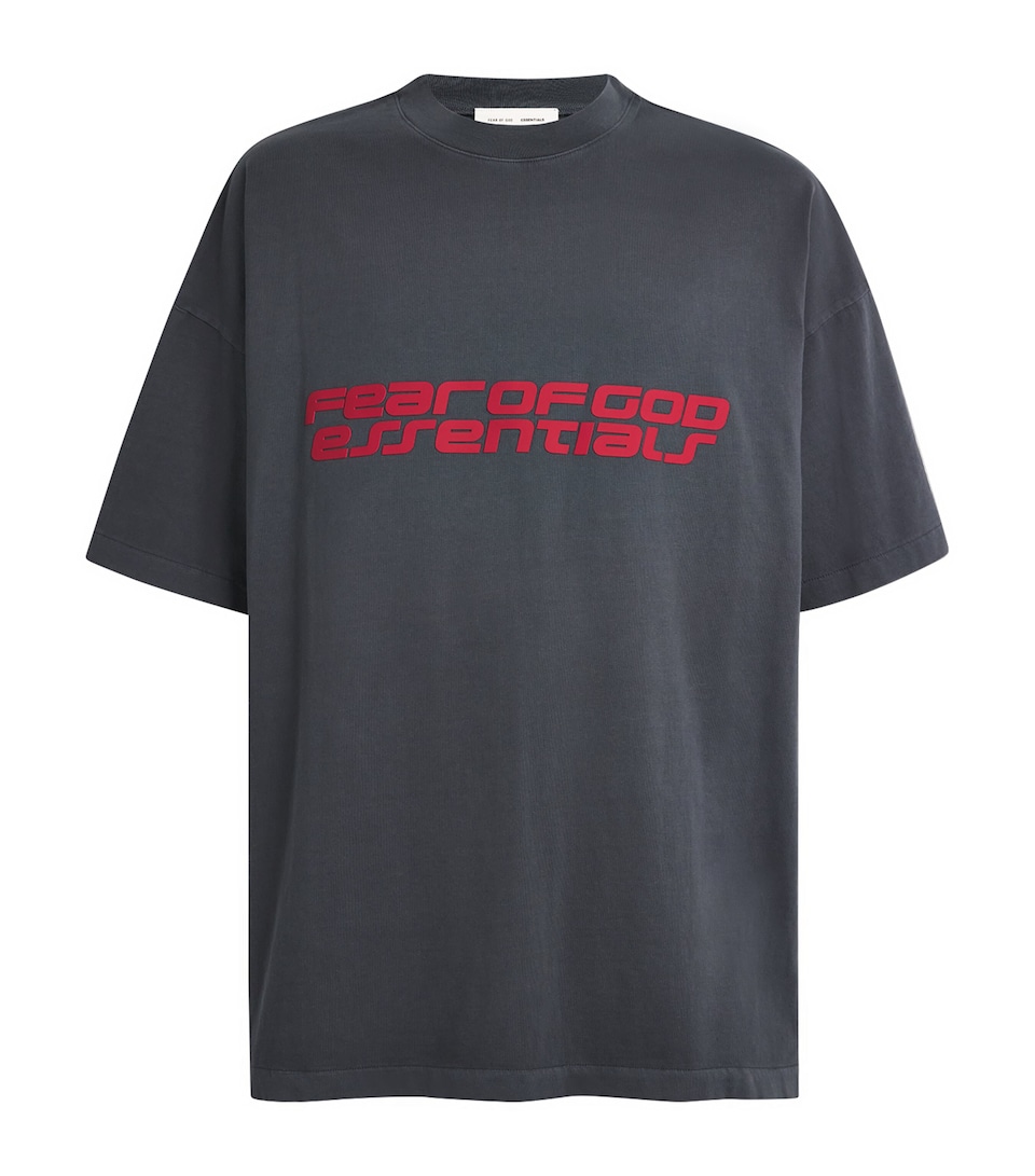 Cotton Oversized Logo T-Shirt