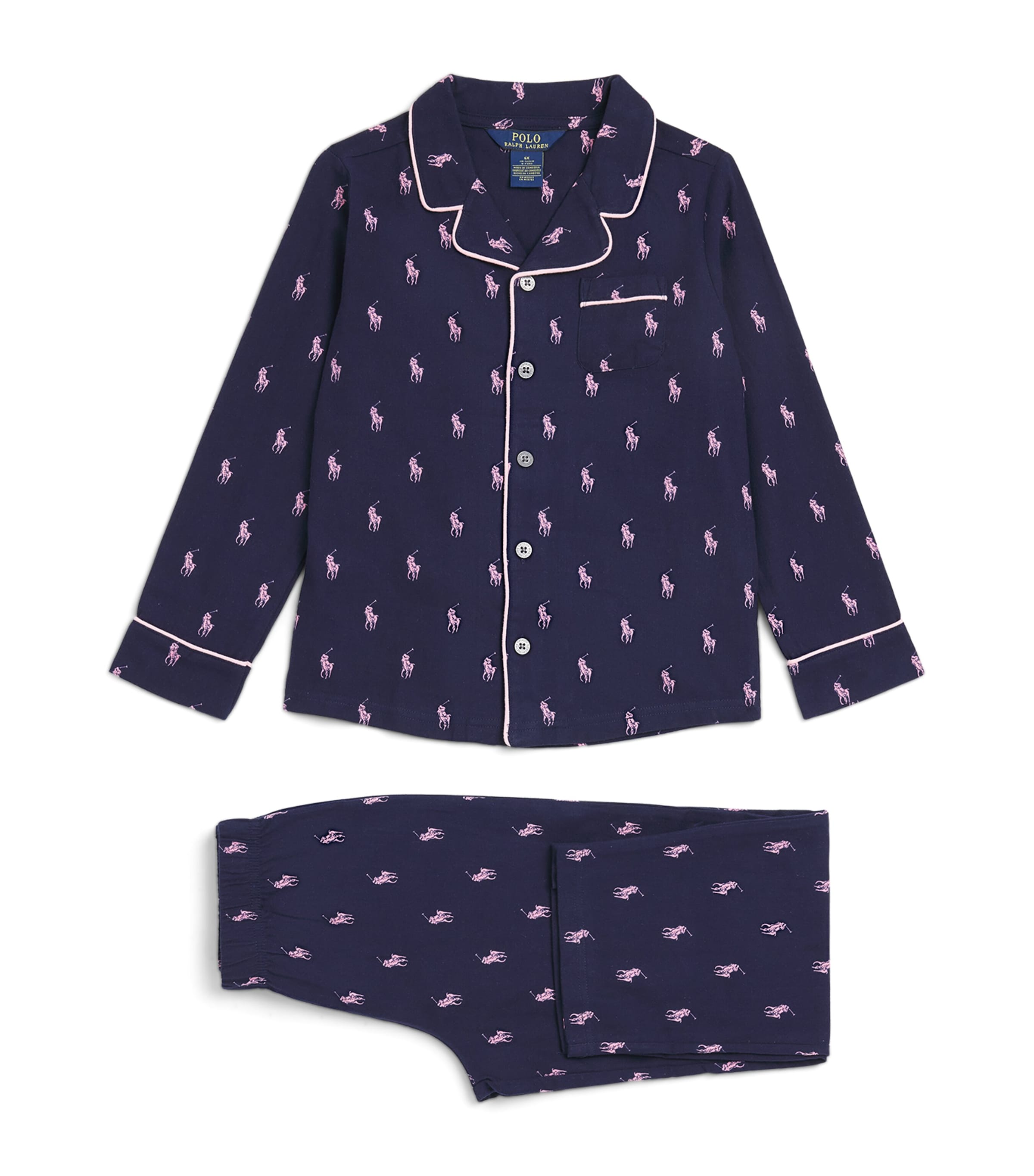 Cotton Polo Pony Pyjama Set (4-7 Years)