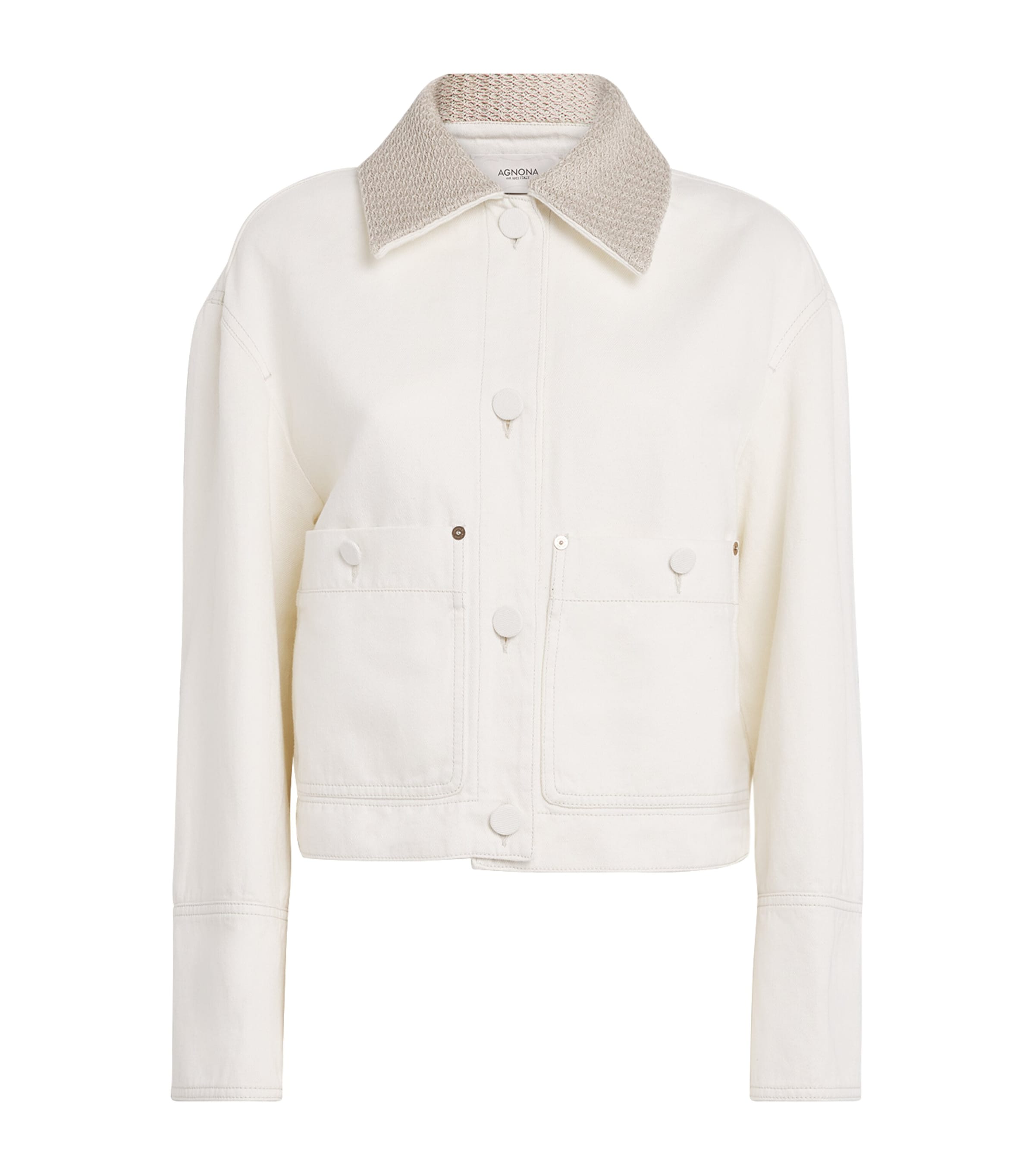 Cotton-Linen Denim Jacket