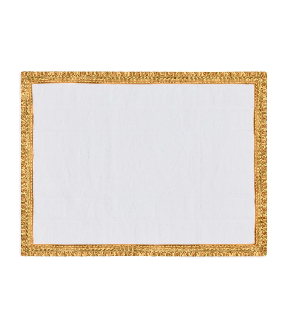 Versace I ♡ Baroque Bath Mat (80cm x 60cm) White