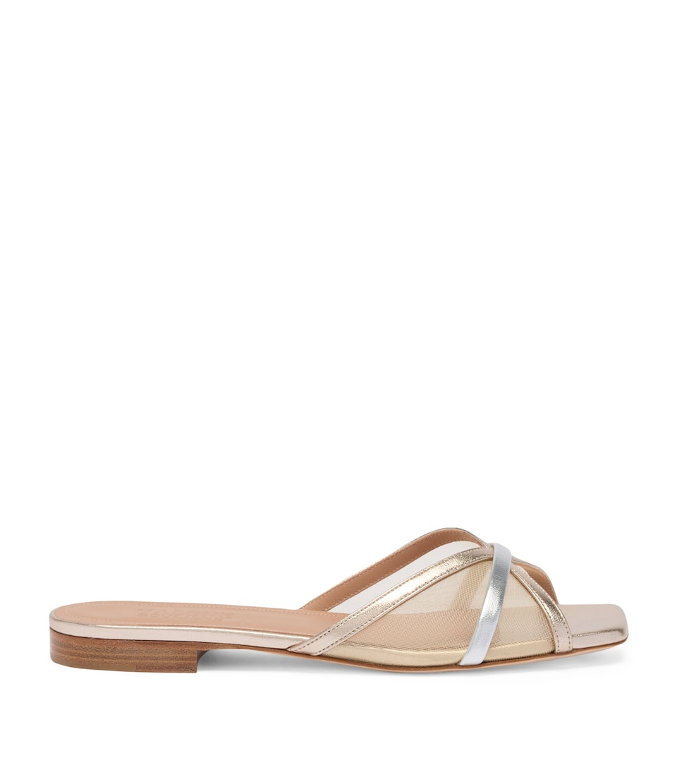 Mesh Perla Flat Mules