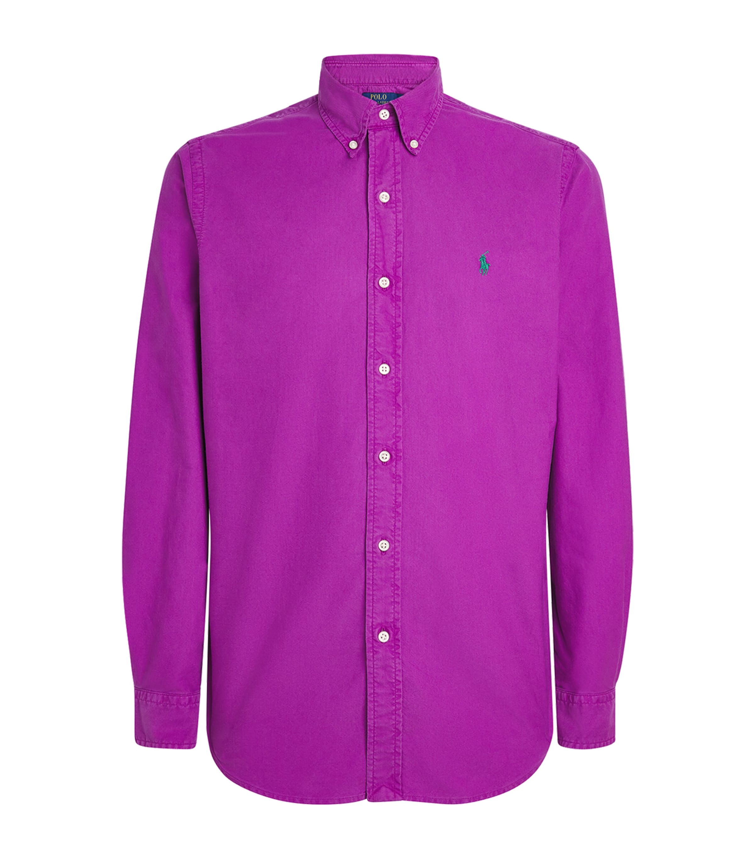 Cotton Garment-Dyed Oxford Shirt