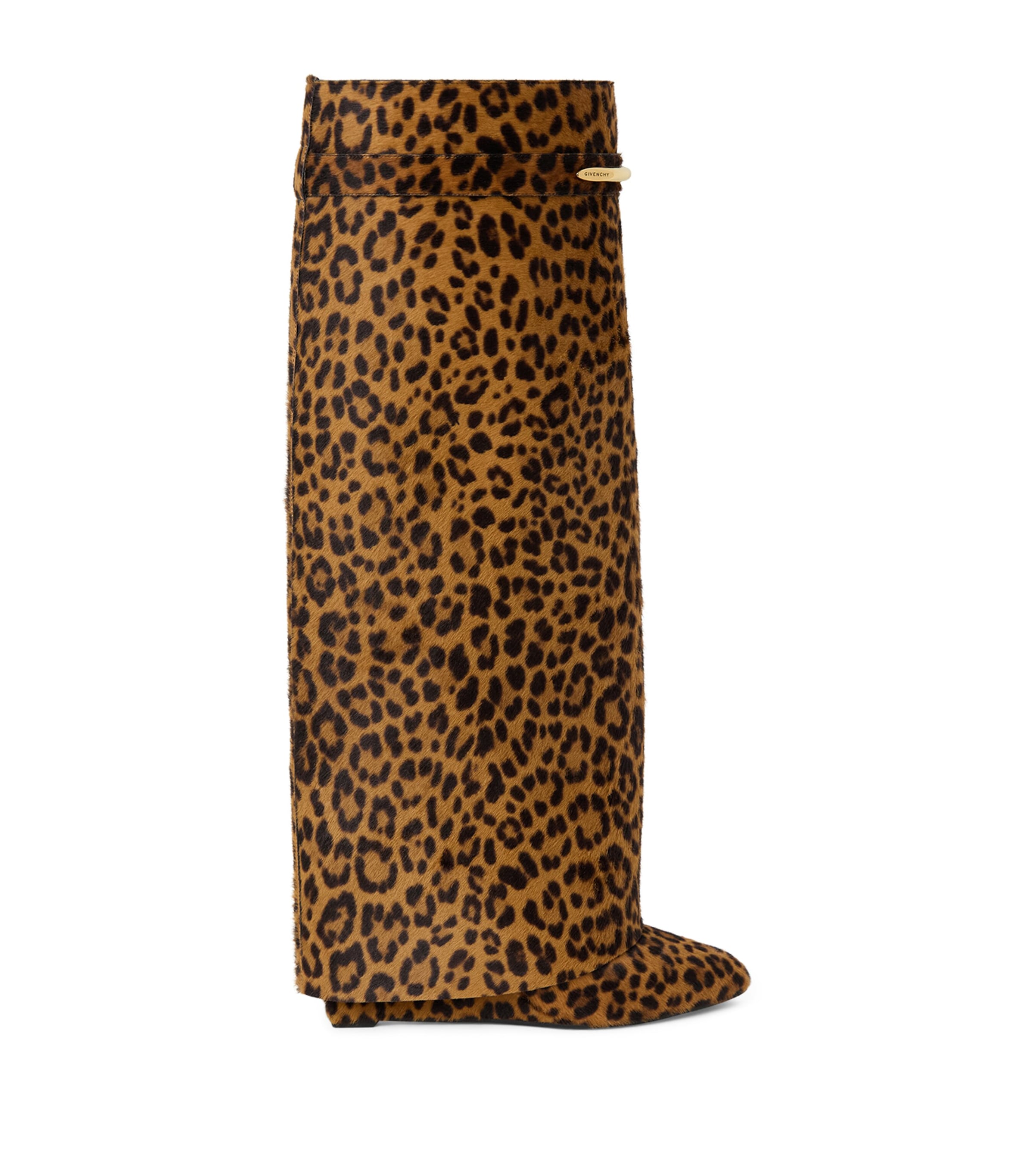 Givenchy Suede Shark Knee-High Boots