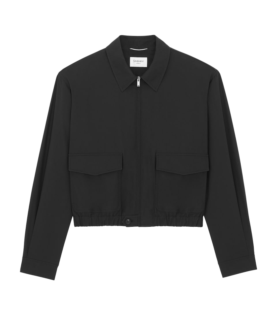 Cotton Cropped Jacket