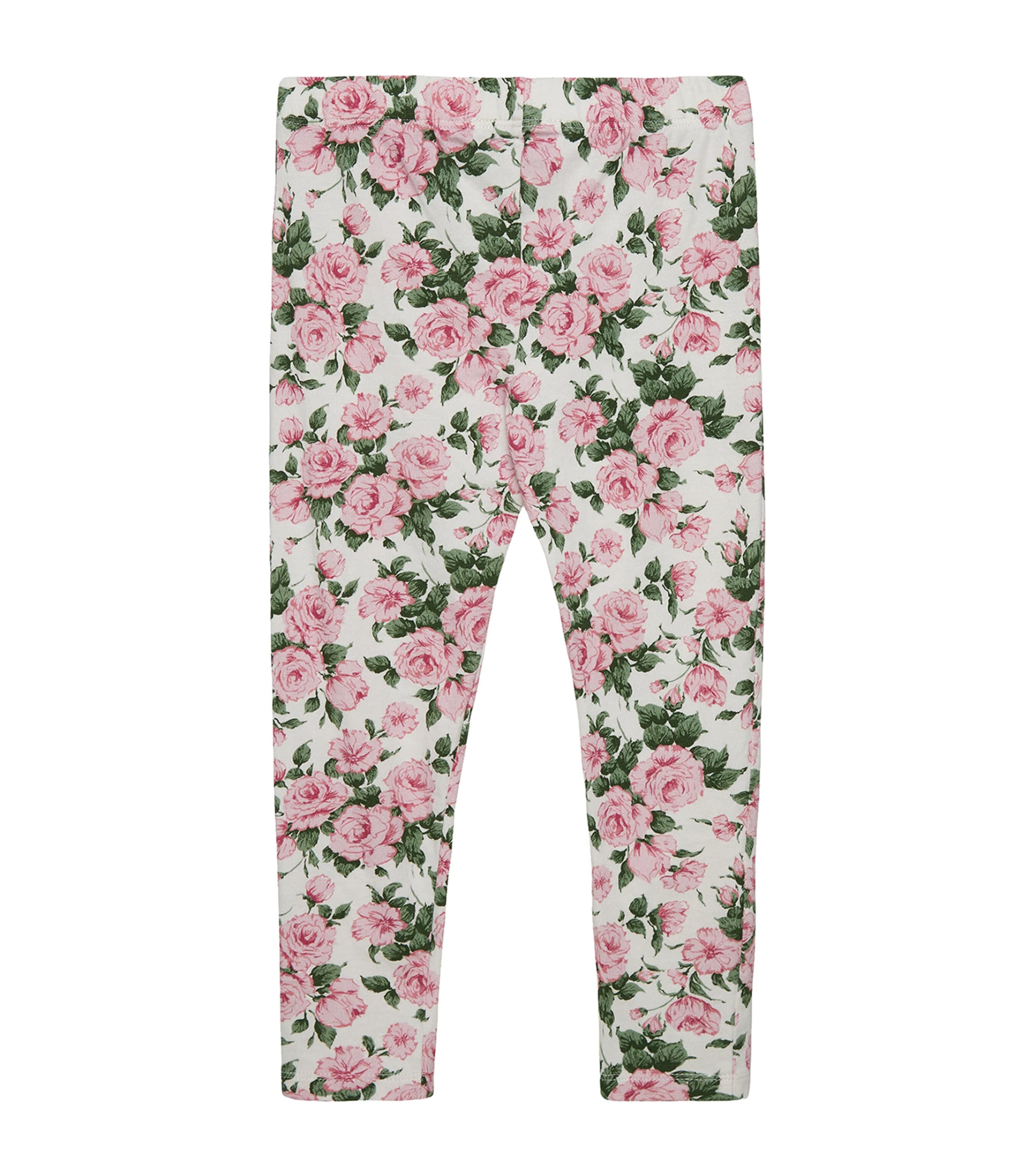 Trotters Stretch-Cotton Liberty Print Leggings (2-5 Years) Pink Carline Rose