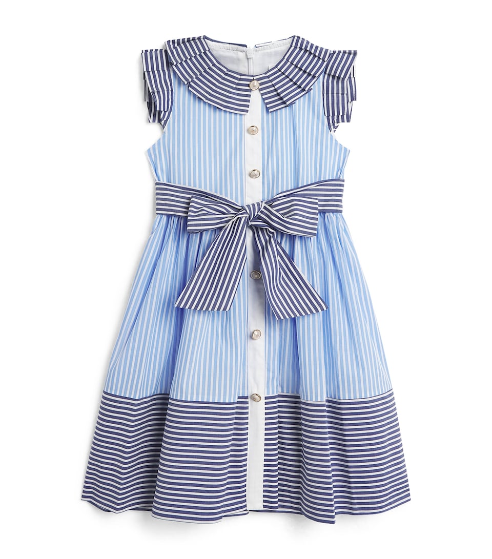 Cotton Stripe Dress (3-14 Years)