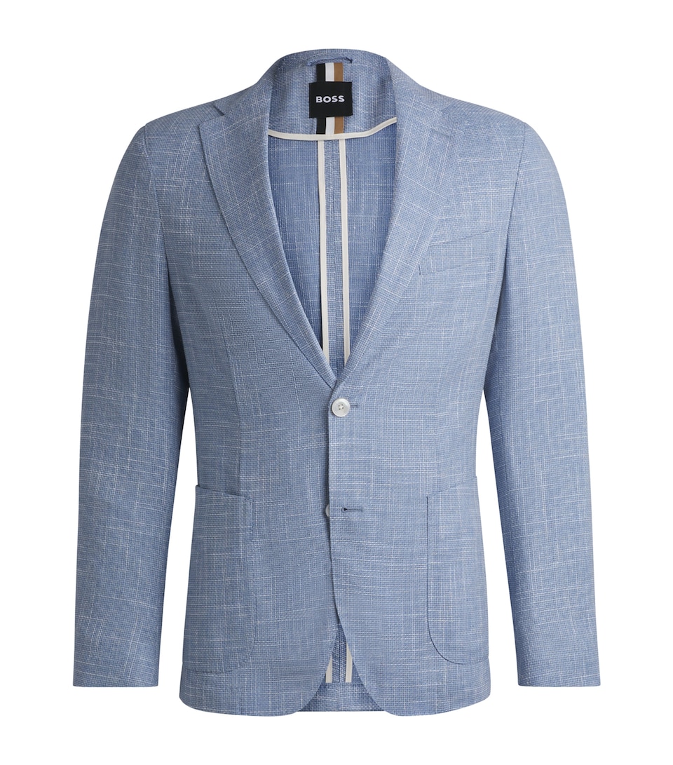 Check Slim Blazer