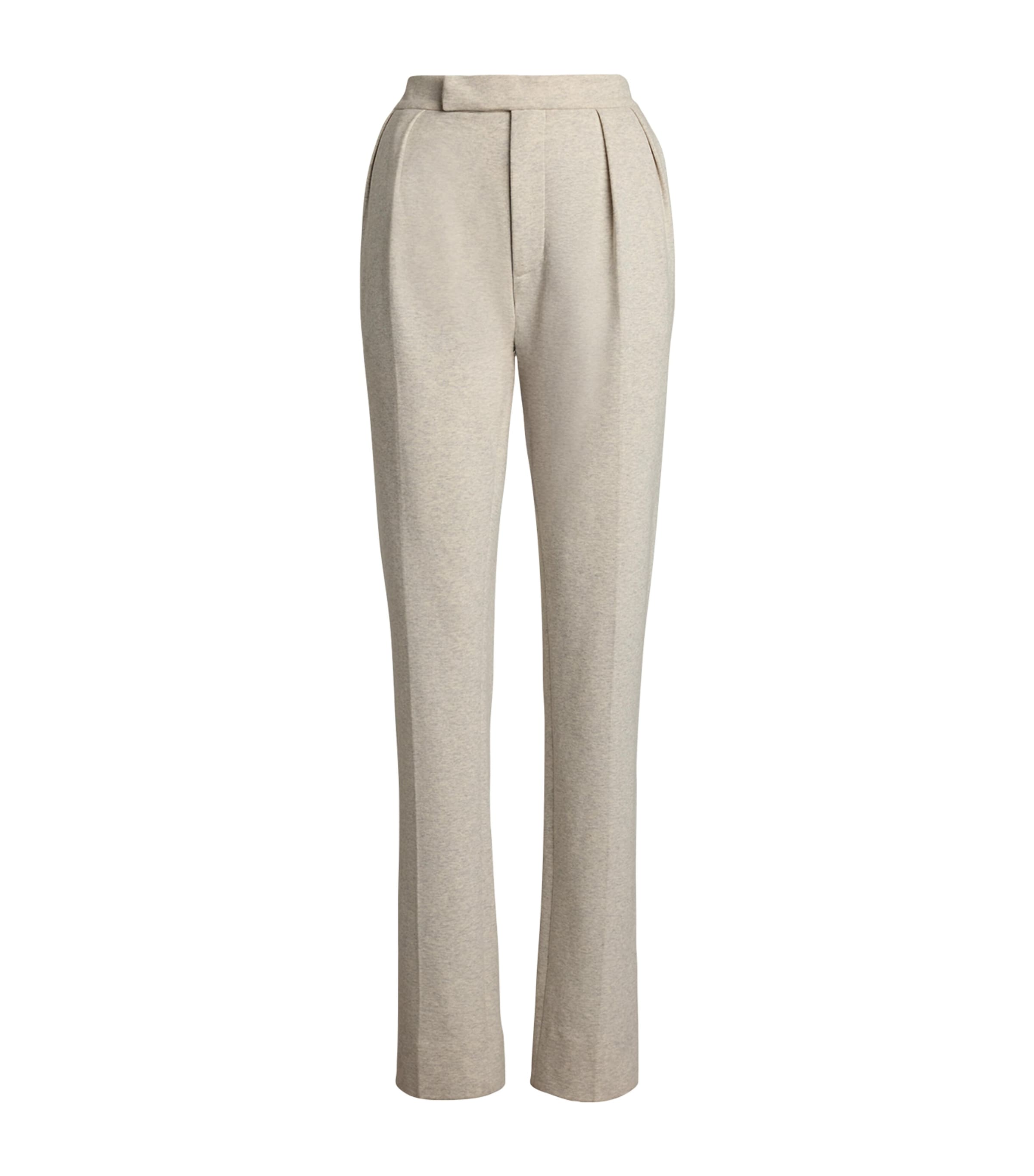 Cotton Pleated Trousers