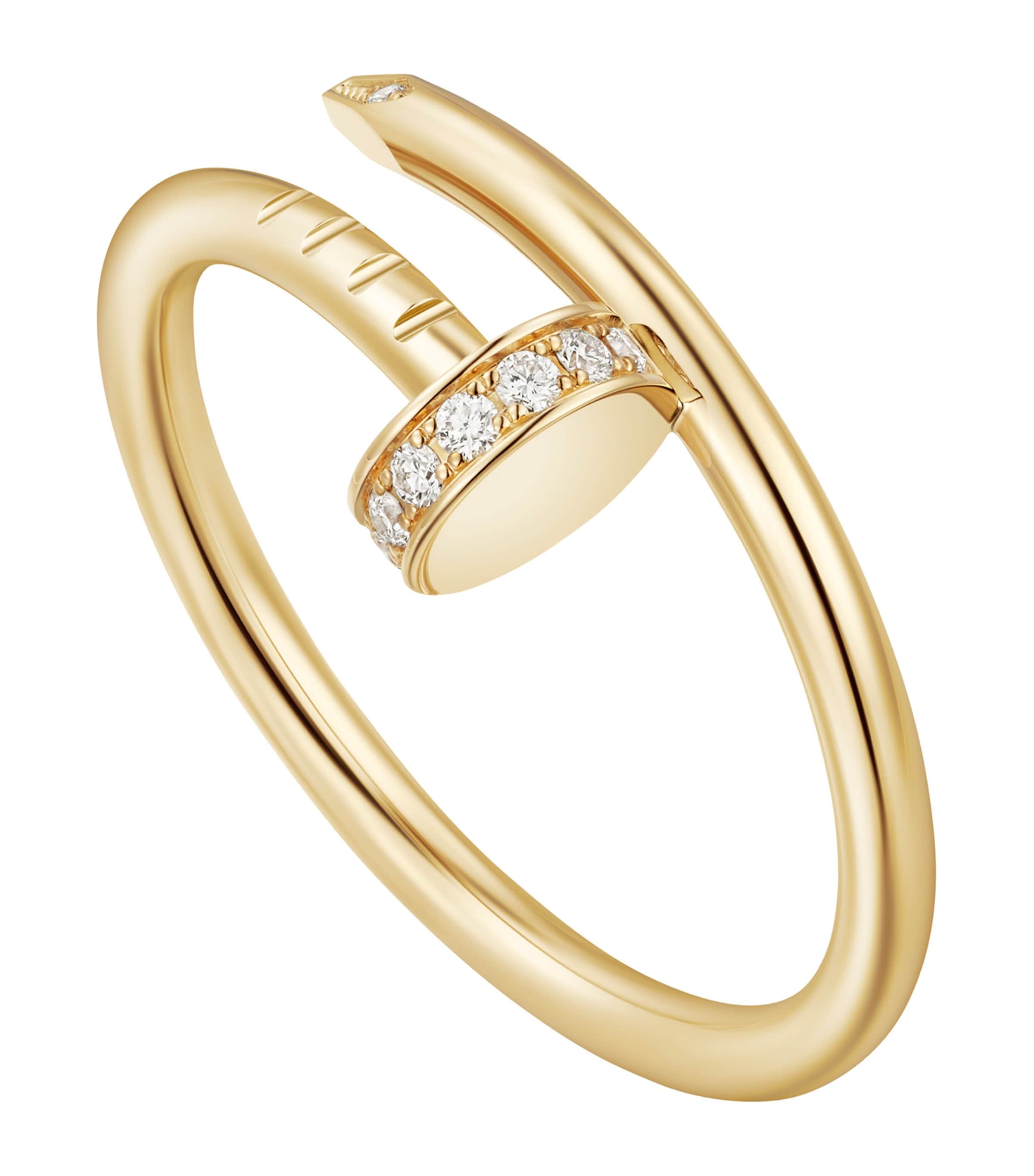 Yellow Gold and Diamond Juste Un Clou Ring
