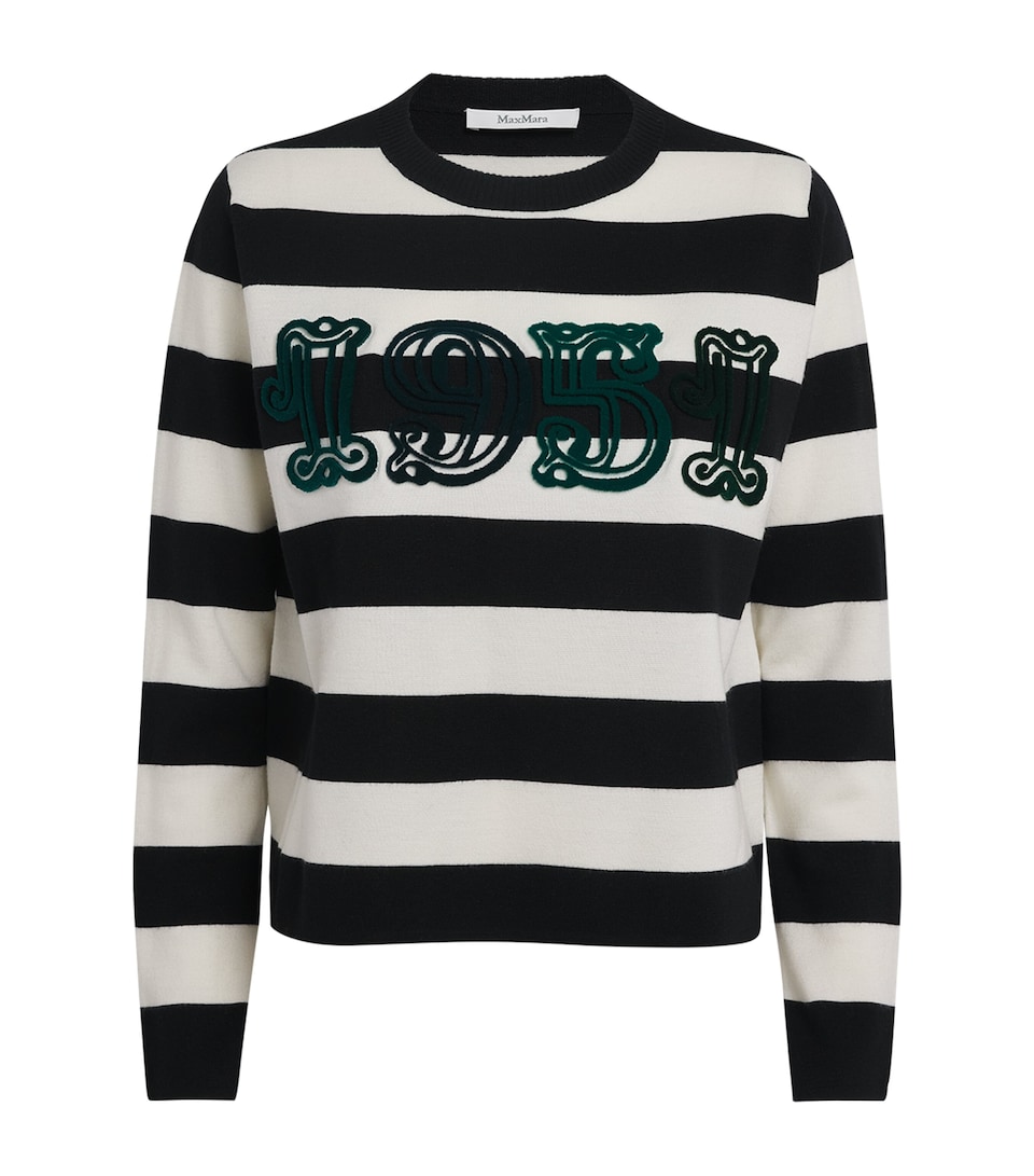 Virgin Wool Stripe 1951 Sweater