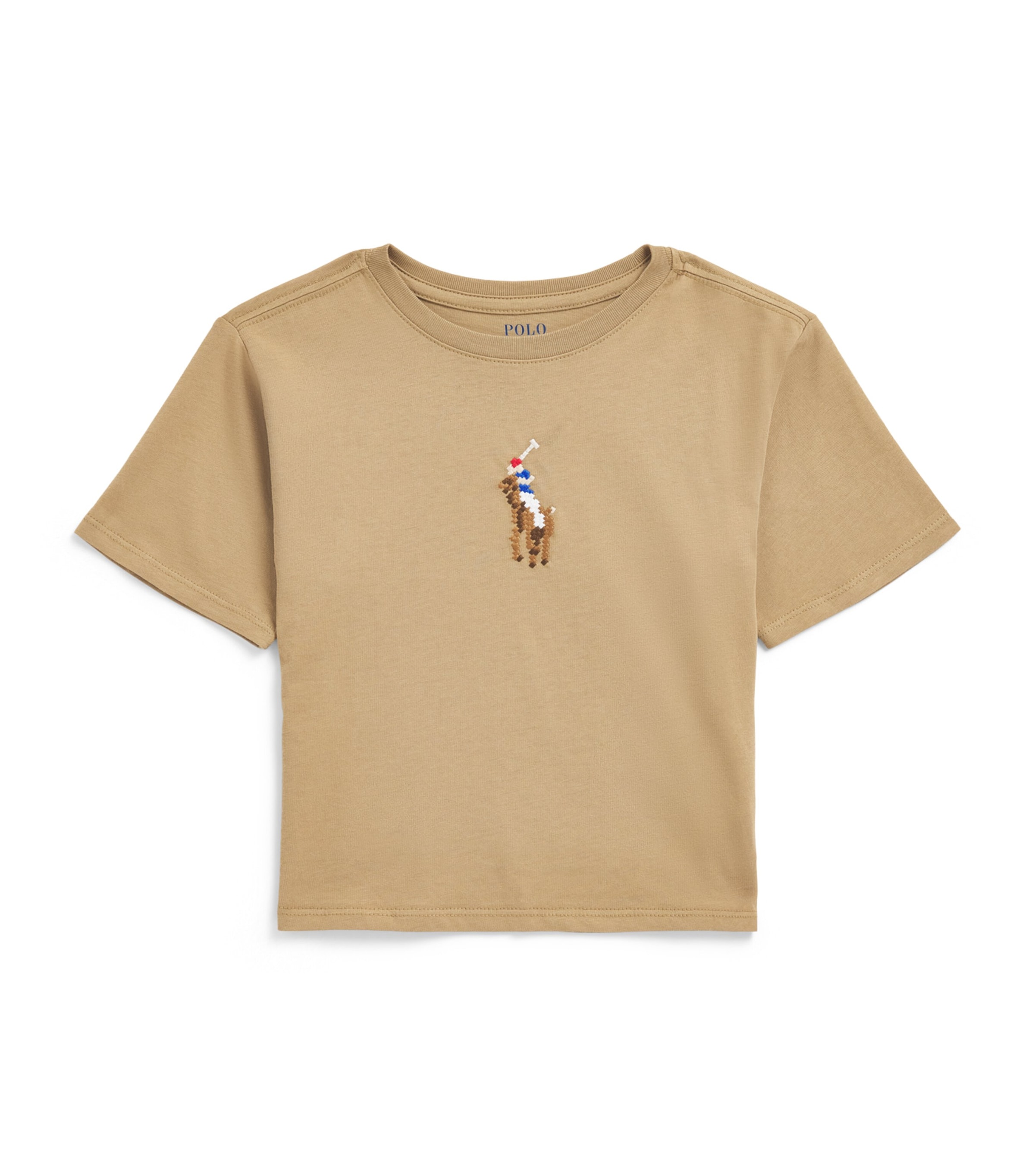 Ralph Lauren Kids Cotton Polo Pony T-shirt (7-14 Years) Camel
