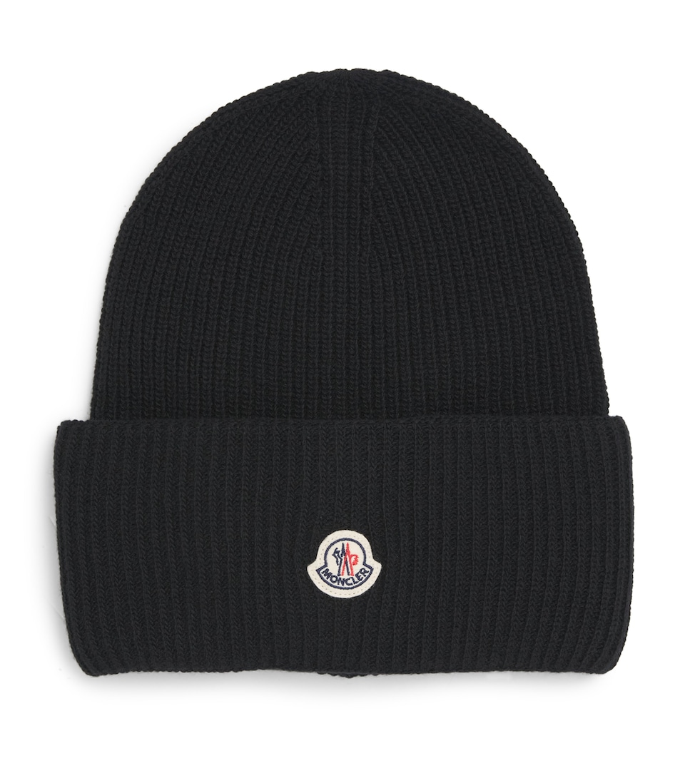 Virgin Wool Ribbed Beanie