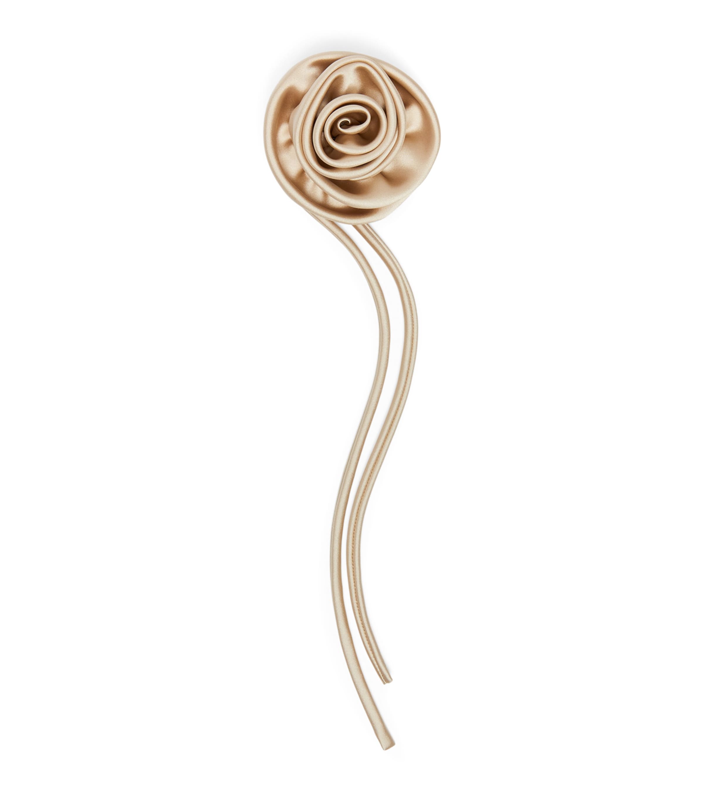Satin Flower Brooch