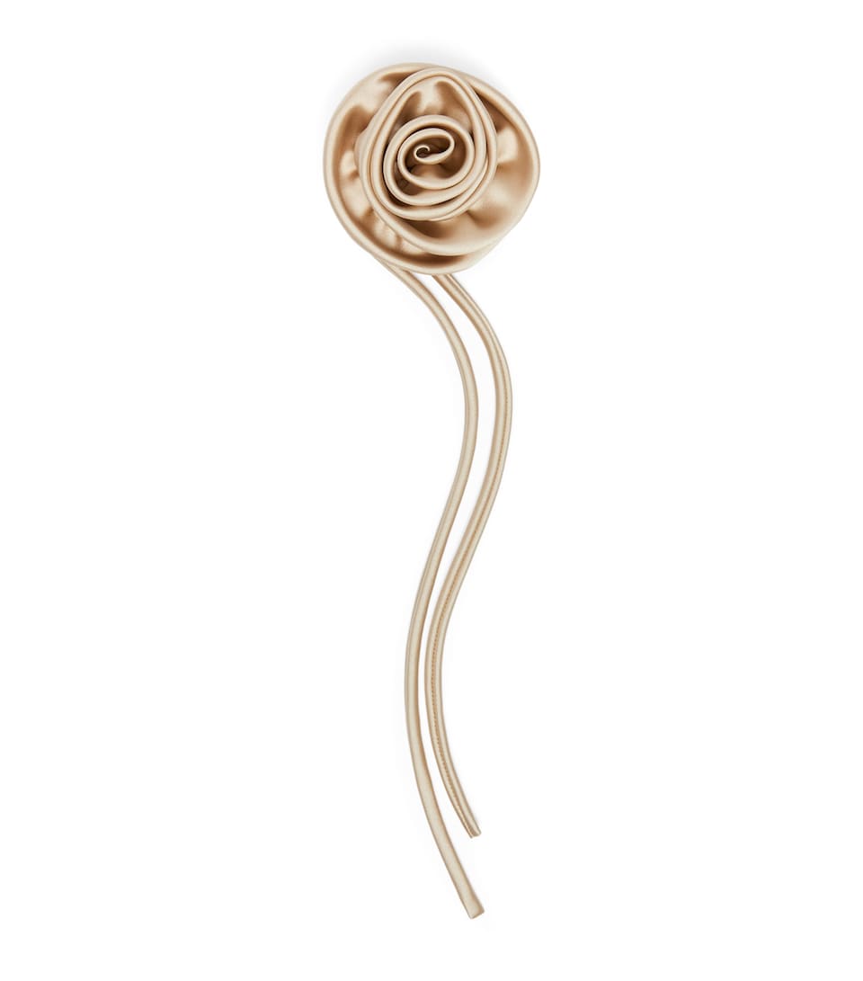 Satin Flower Brooch