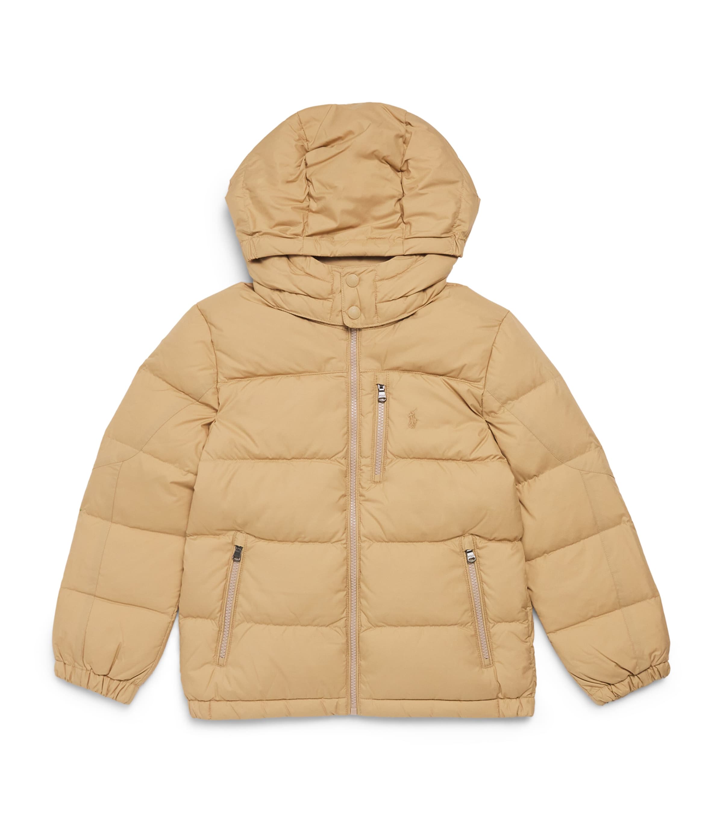 Ralph Lauren Kids Hooded Puffer Jacket (6-14 Years) Vintage Khaki