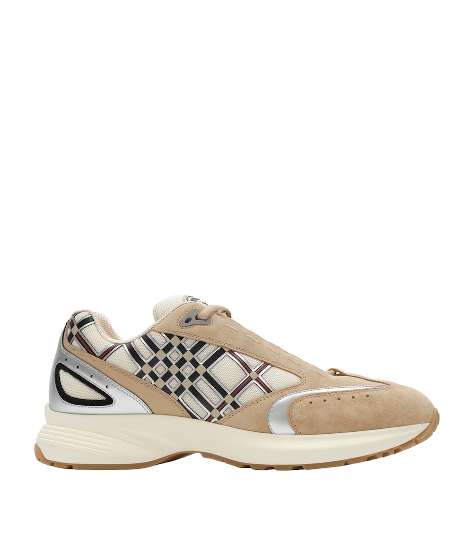 Burberry Eclipse Sneakers Flax Silver