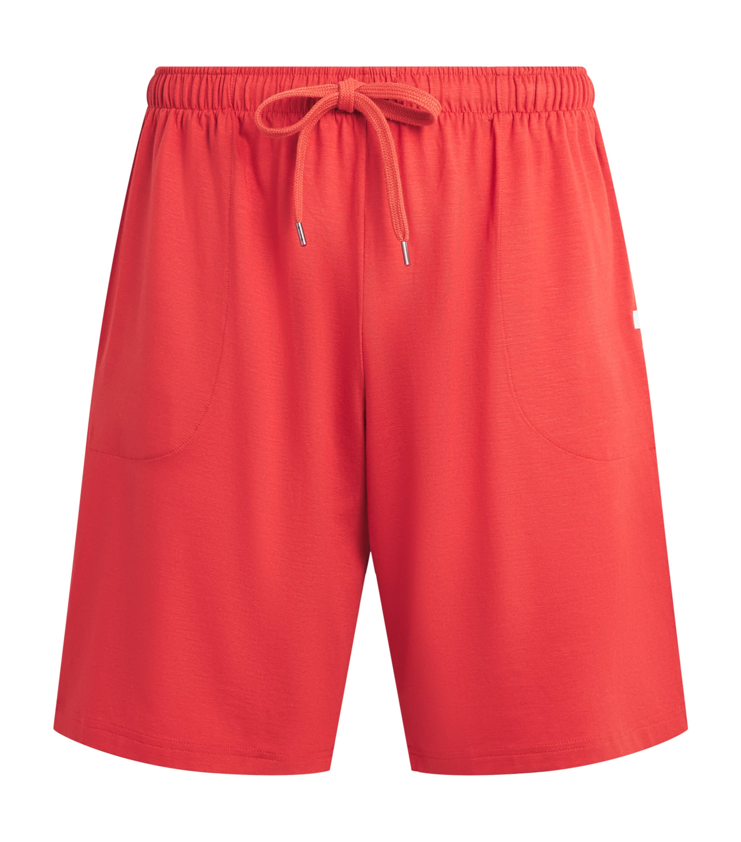 Derek Rose Mens Micromodal Basel Sweatshorts Red