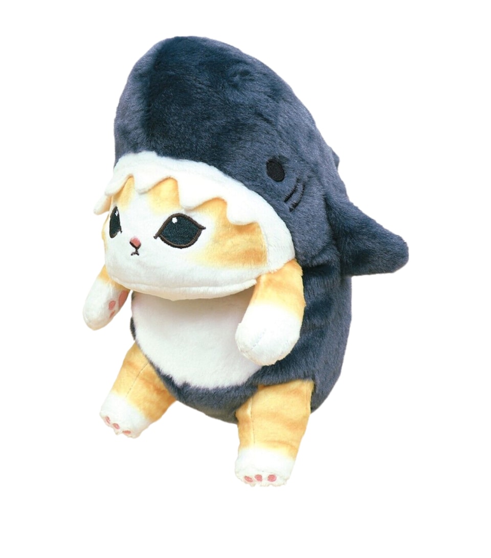 Mofusand Shark Cat Posture Pal (25cm)