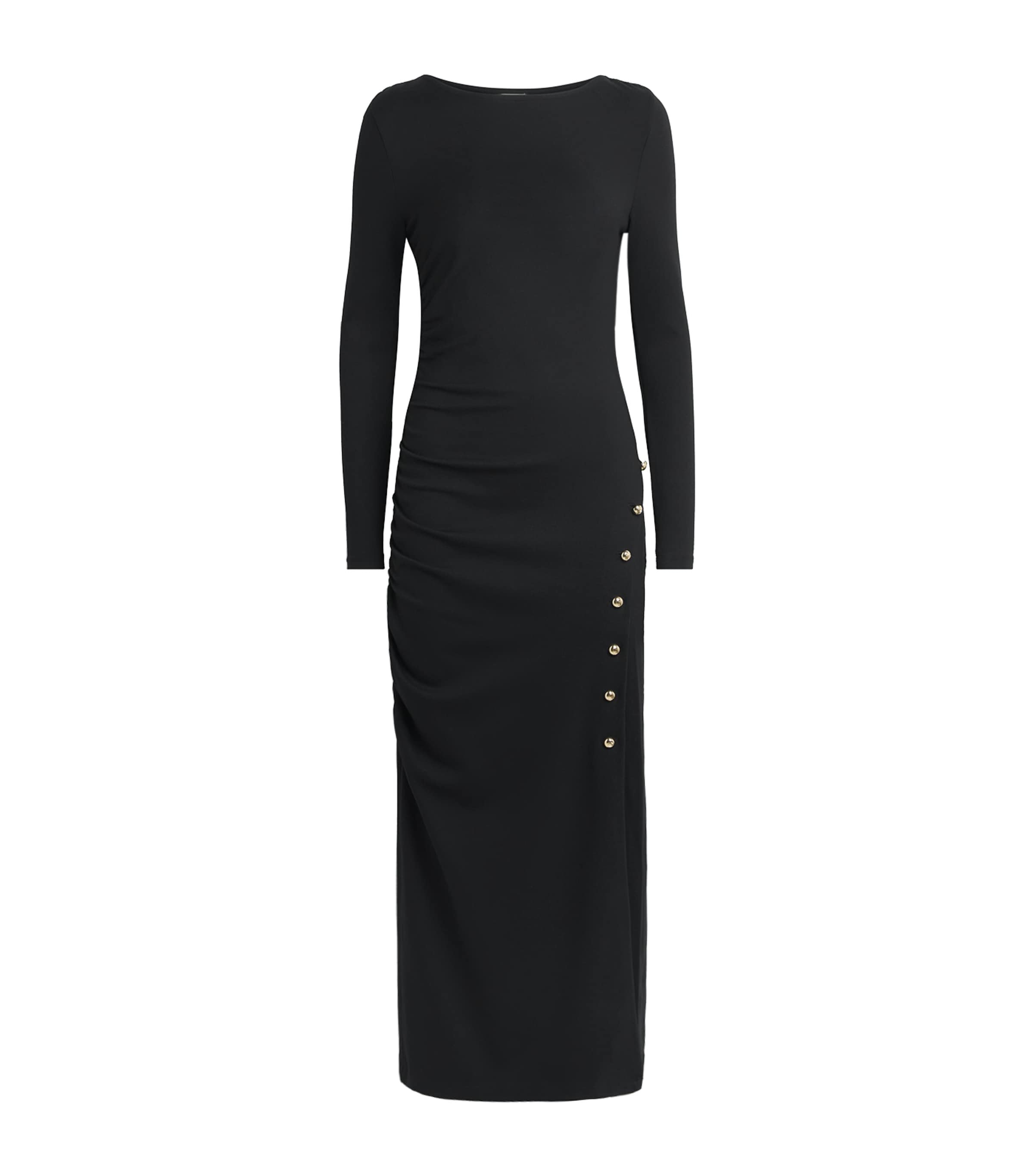Claudie Pierlot Womens Embellished Maxi Dress Black