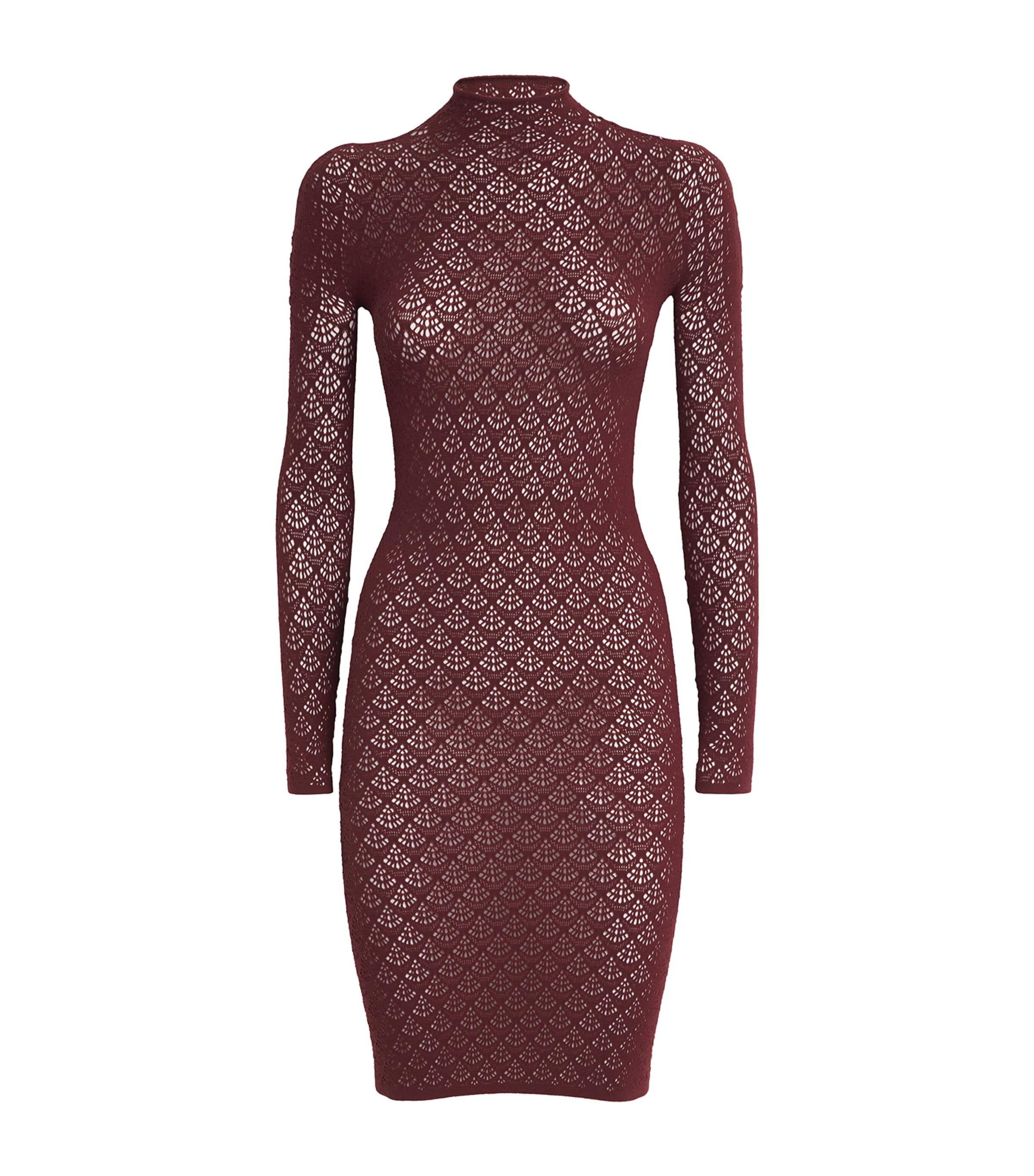 Mermaid Net Mini Dress