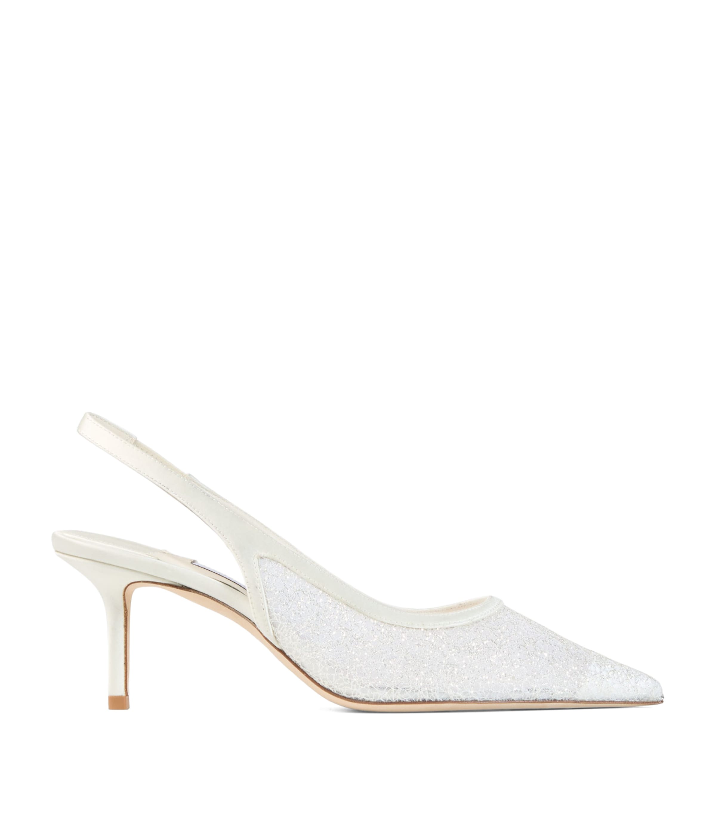 Jimmy Choo Love 65 Slingback Heels Ivory