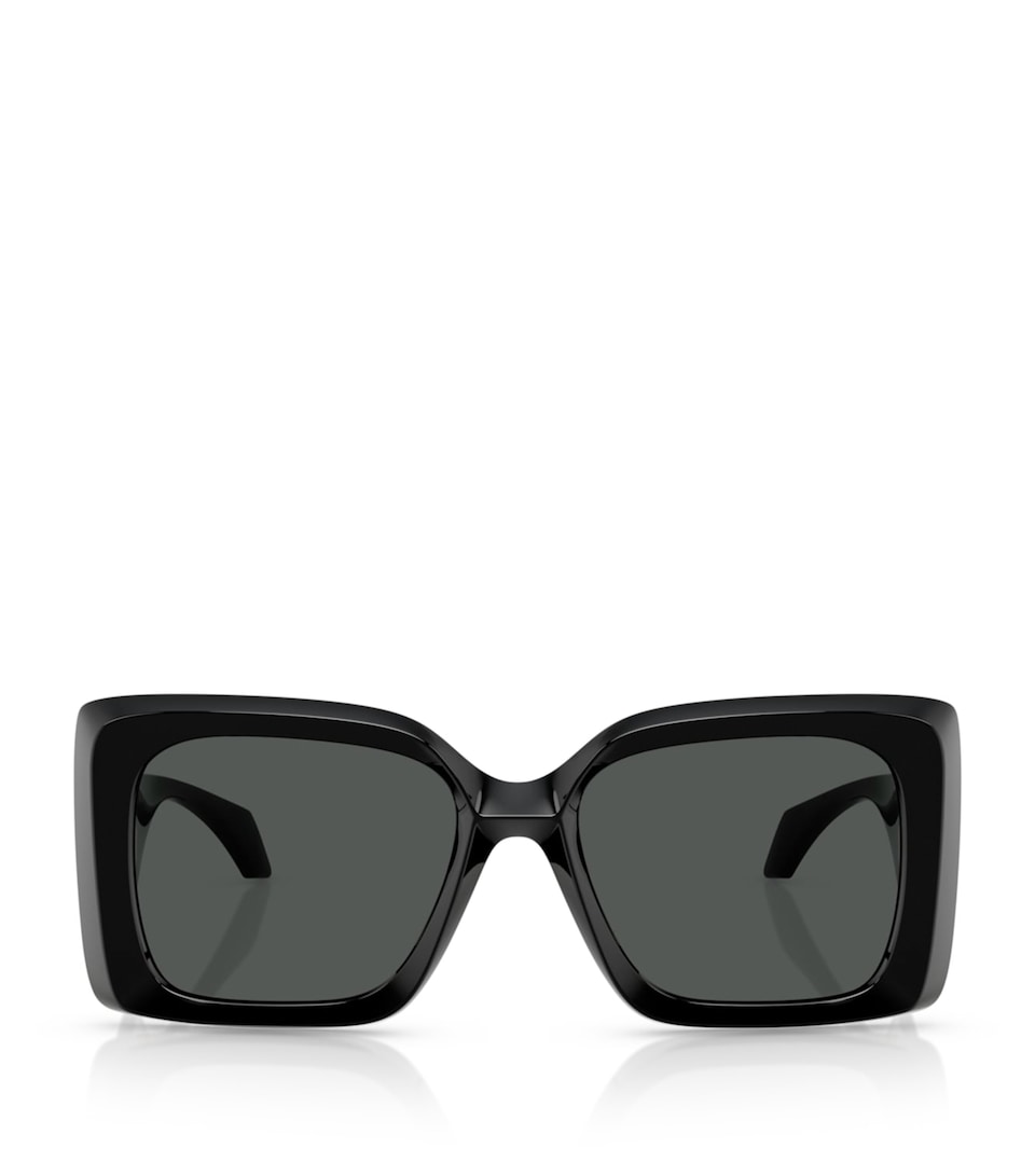 Versace Square Irregular Sunglasses Black