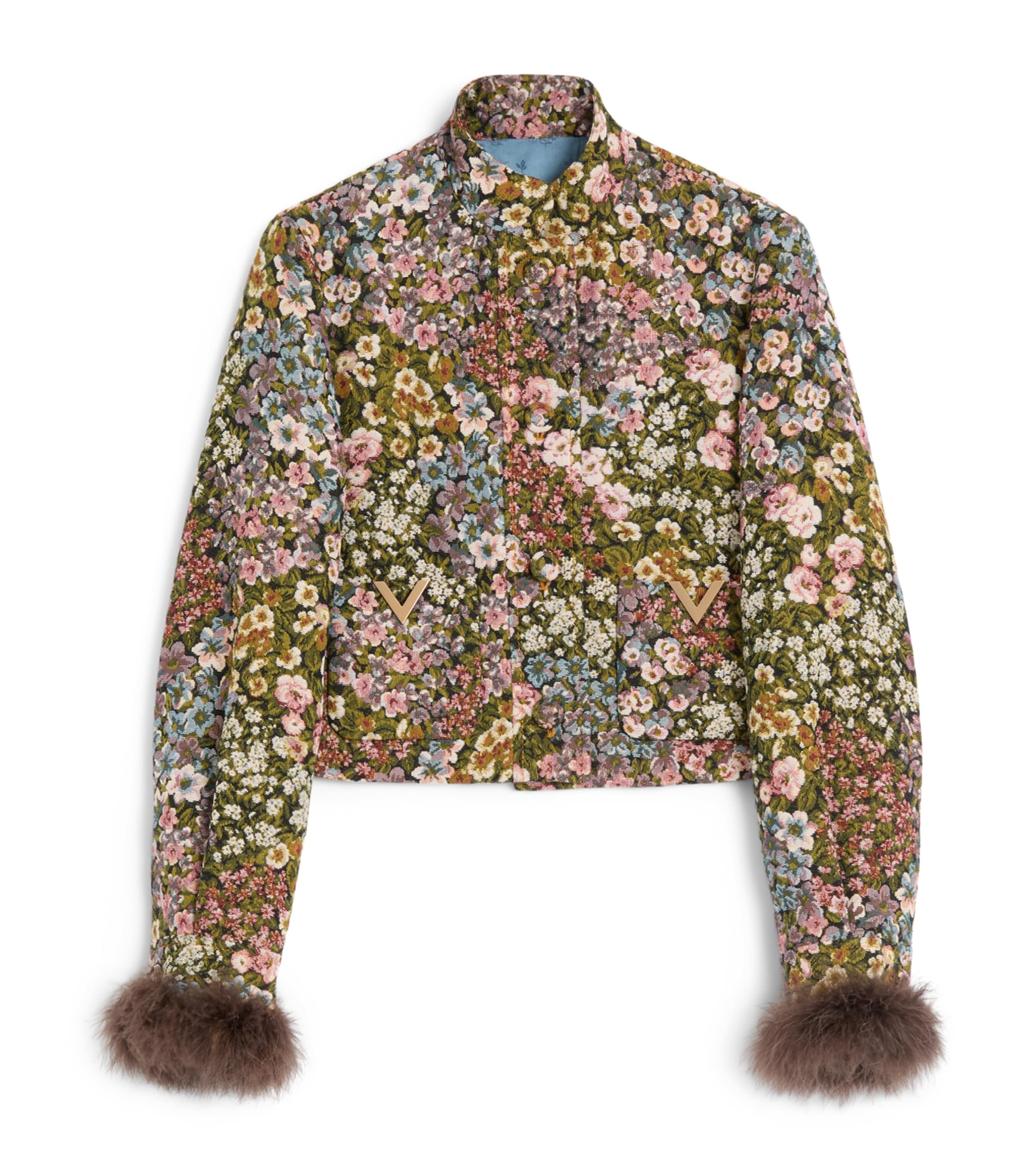 Floral Pea Coat