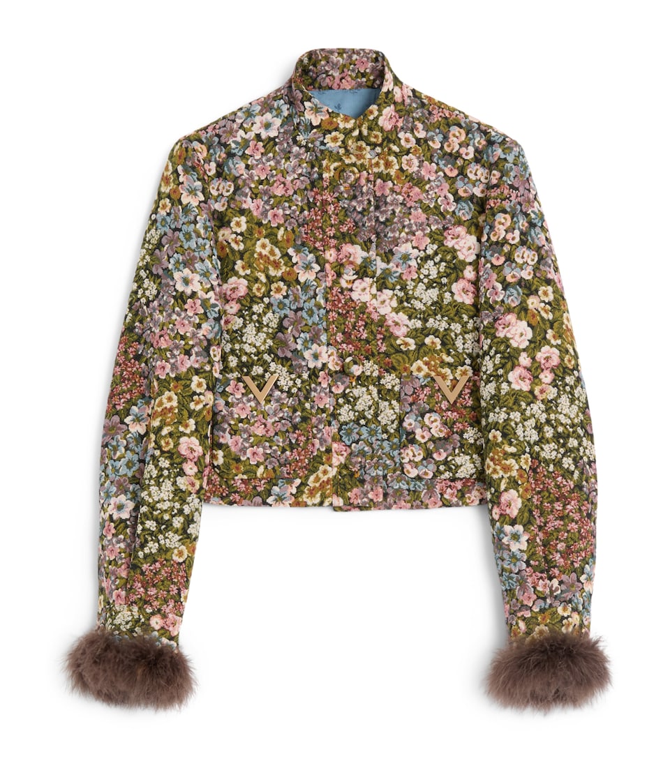 Floral Pea Coat