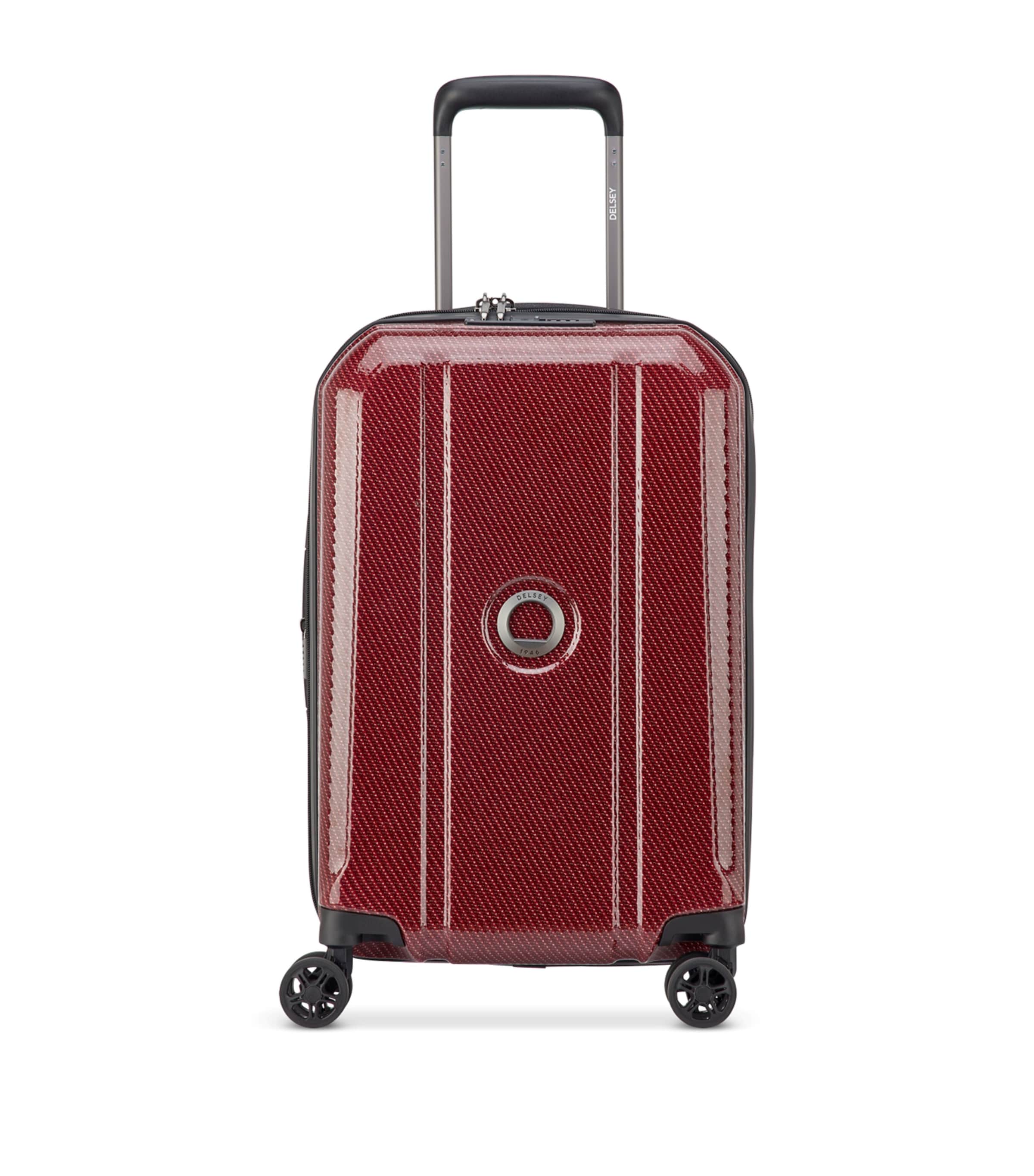 Delsey Helium Ultimate Spinner Cabin Suitcase (55cm) Burgundy