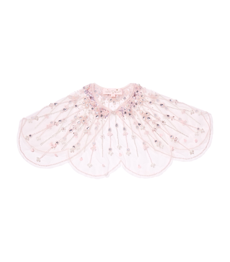 Tutu Du Monde Embellished Shimmering Shore Cape Satin Bow
