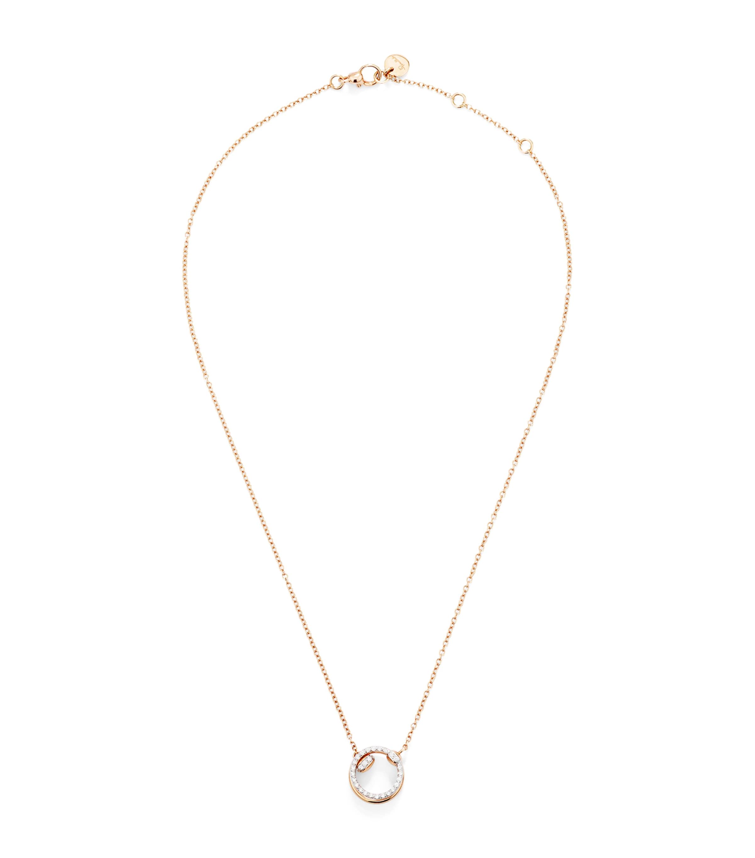 Pomellato Rose Gold and Diamond Pomellato Together Necklace