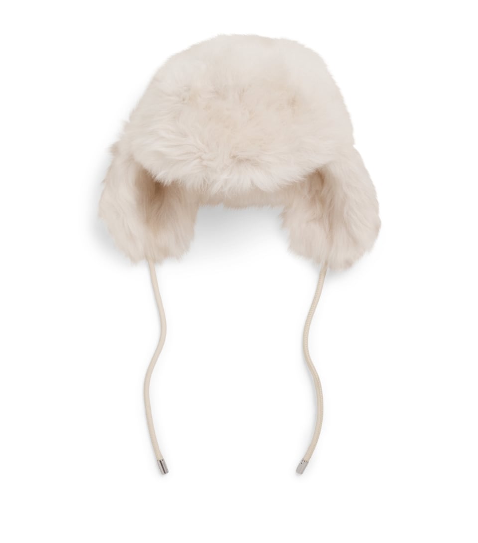 Mackage Shearling Zorica Hat Off White