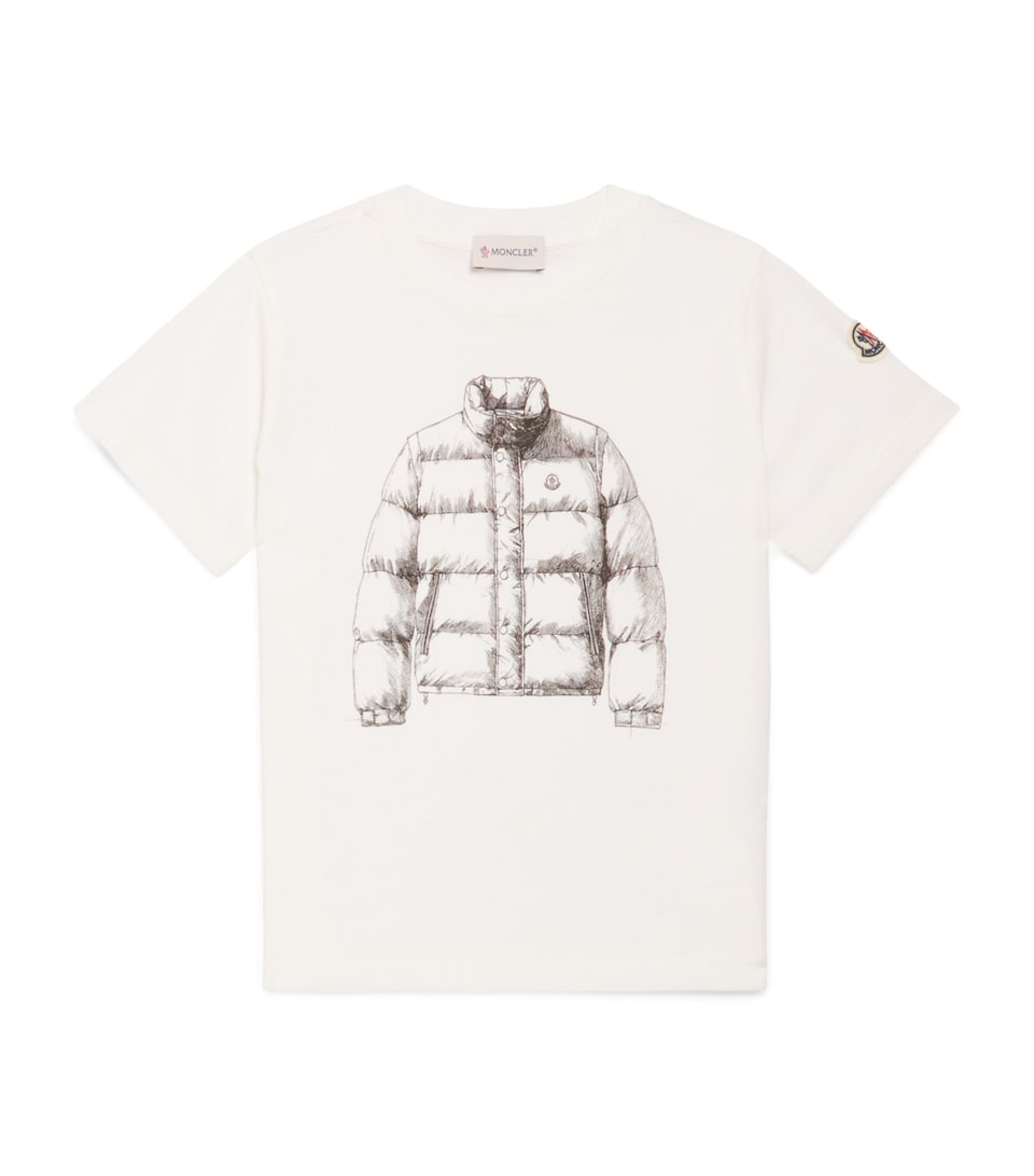 Moncler Enfant Cotton Printed T-Shirt (4-6 Years)