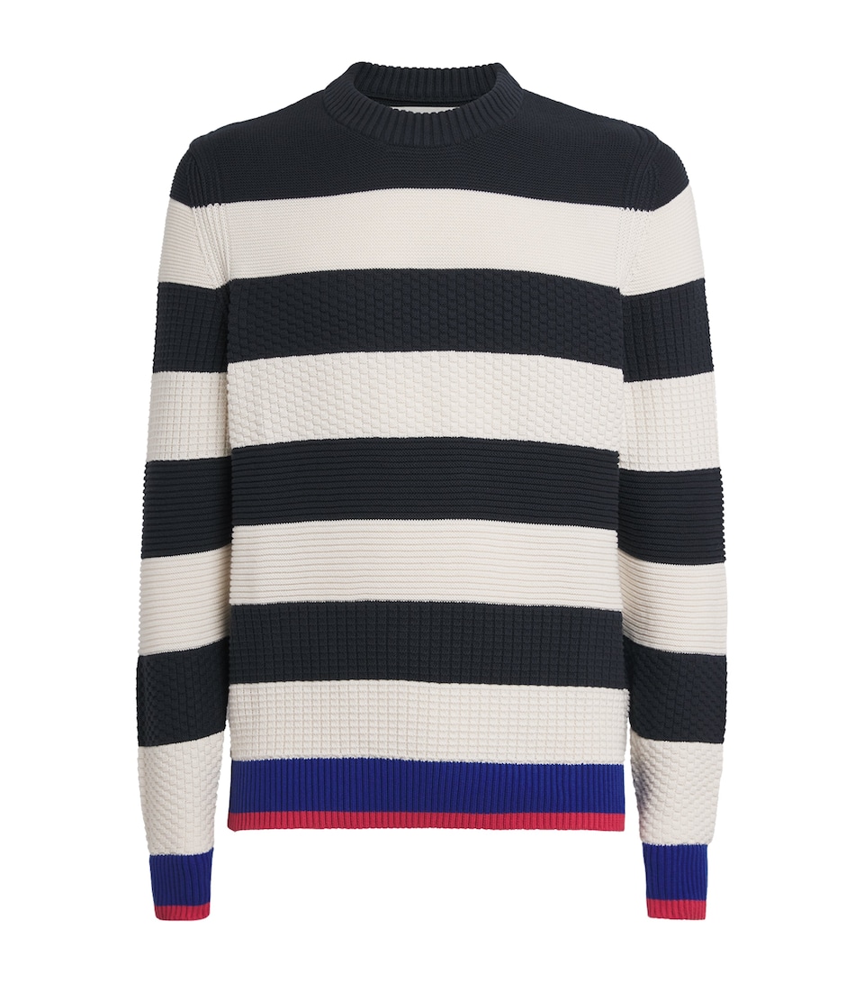 x Paul Smith Cotton Stripe Southwold Sweater