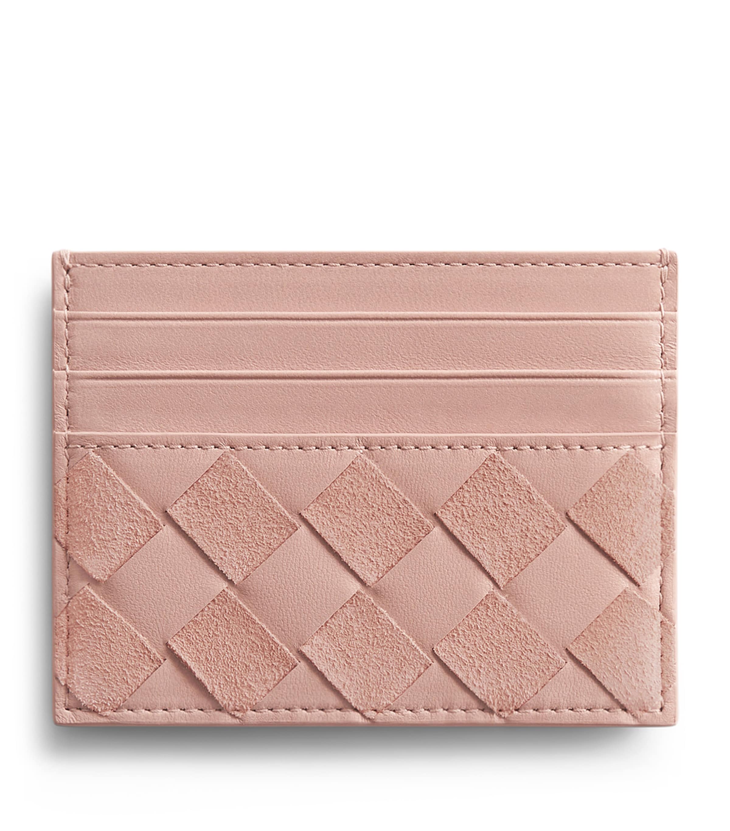 Bottega Veneta Leather-Suede Card Holder