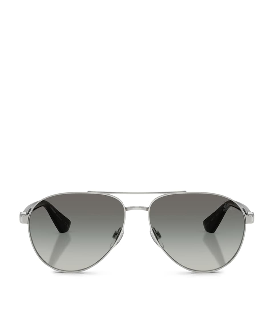 Burberry Metal BE3167 Pilot Sunglasses Silver